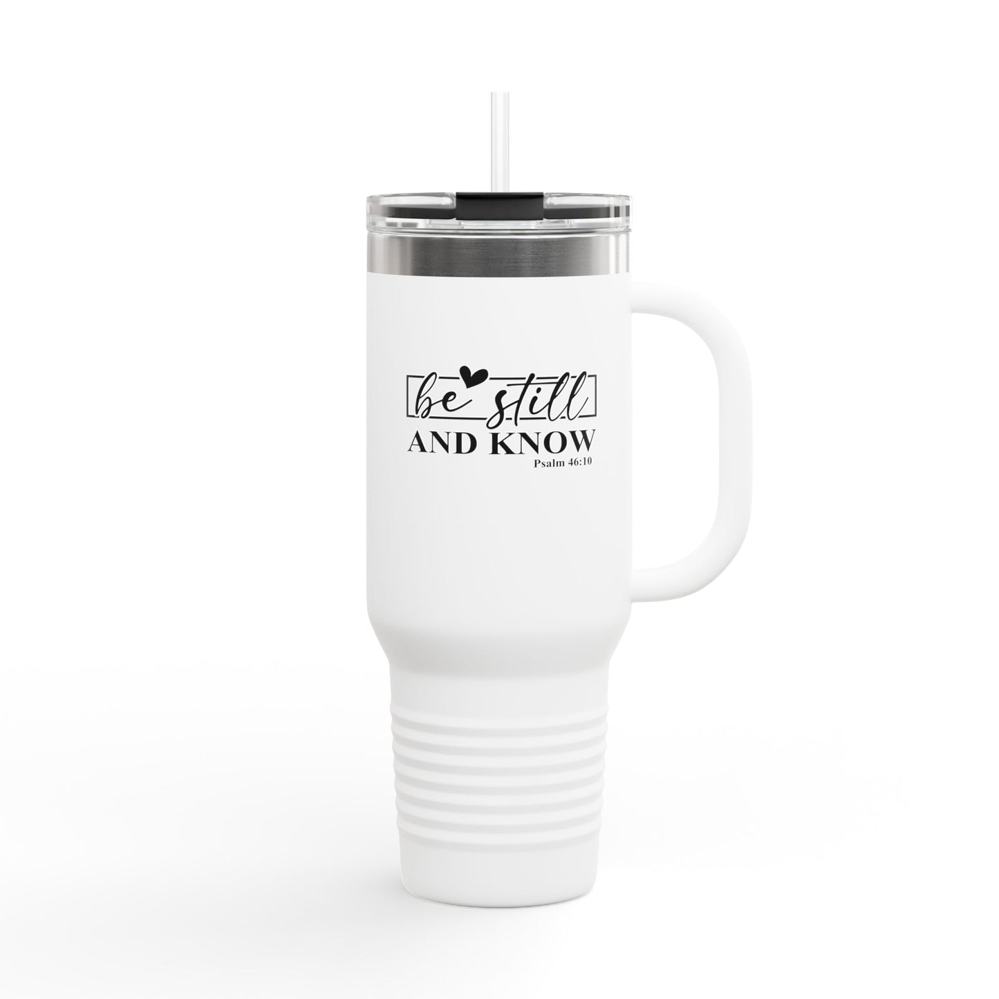 40oz Insulated Travel Mug with Inspirational Quote, Perfect for Coffee Lovers, Gift for Travelers, BPA-Free Water Bottle, Reusable Tumbler