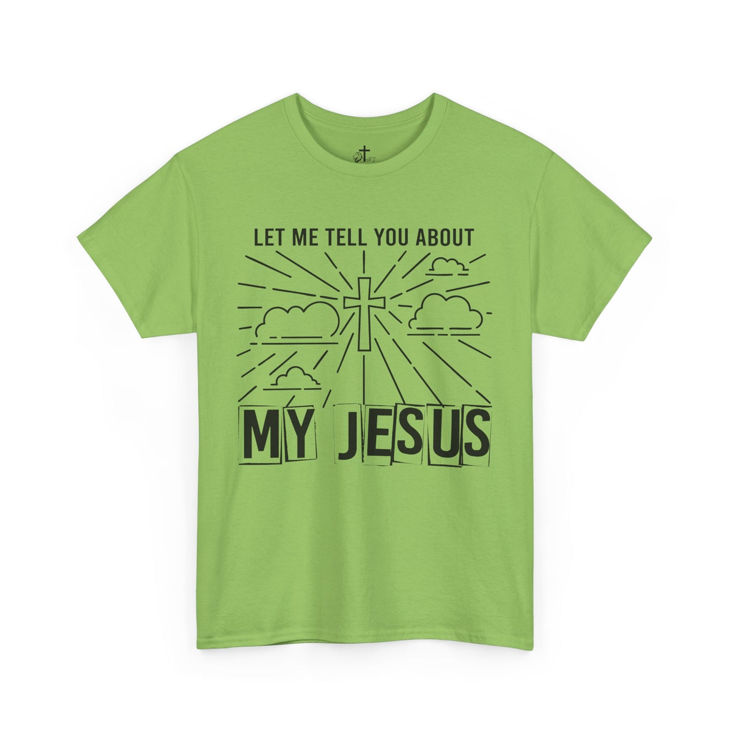 Christian Faith Cotton Tee, Unisex Spiritual Shirt, Inspirational Gift Tee, Religious Humor T-Shirt, My Jesus Quote