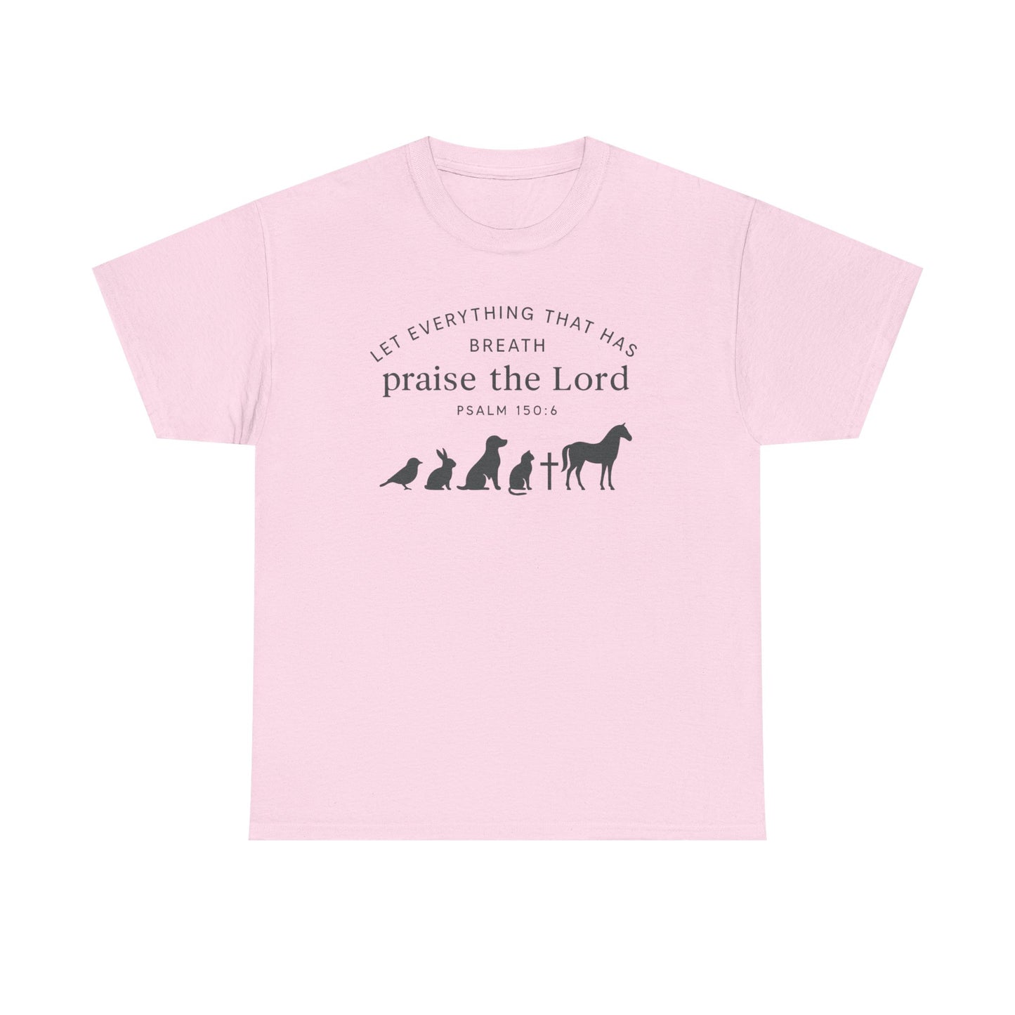 Inspirational Animal Praise Tee, Unisex Cotton T-Shirt, Christian Gifts, Nature Lover Apparel, Faith-Based Outfit