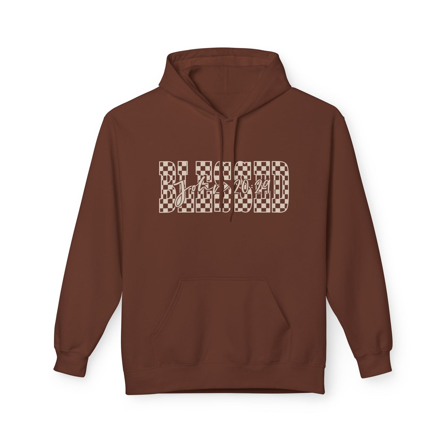 Blessed Softstyle Fleece Hoodie, Cozy Streetwear, Unisex Casual Wear, Faith-Inspired Apparel, Perfect Gift for Holidays, Everyday Comfort