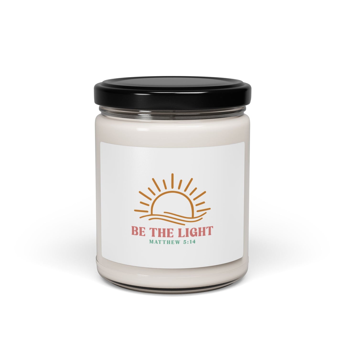 Scented Soy Candle, Be The Light, Inspirational Candle, Home Fragrance, Gift for Her, Relaxation, Motivational Decor