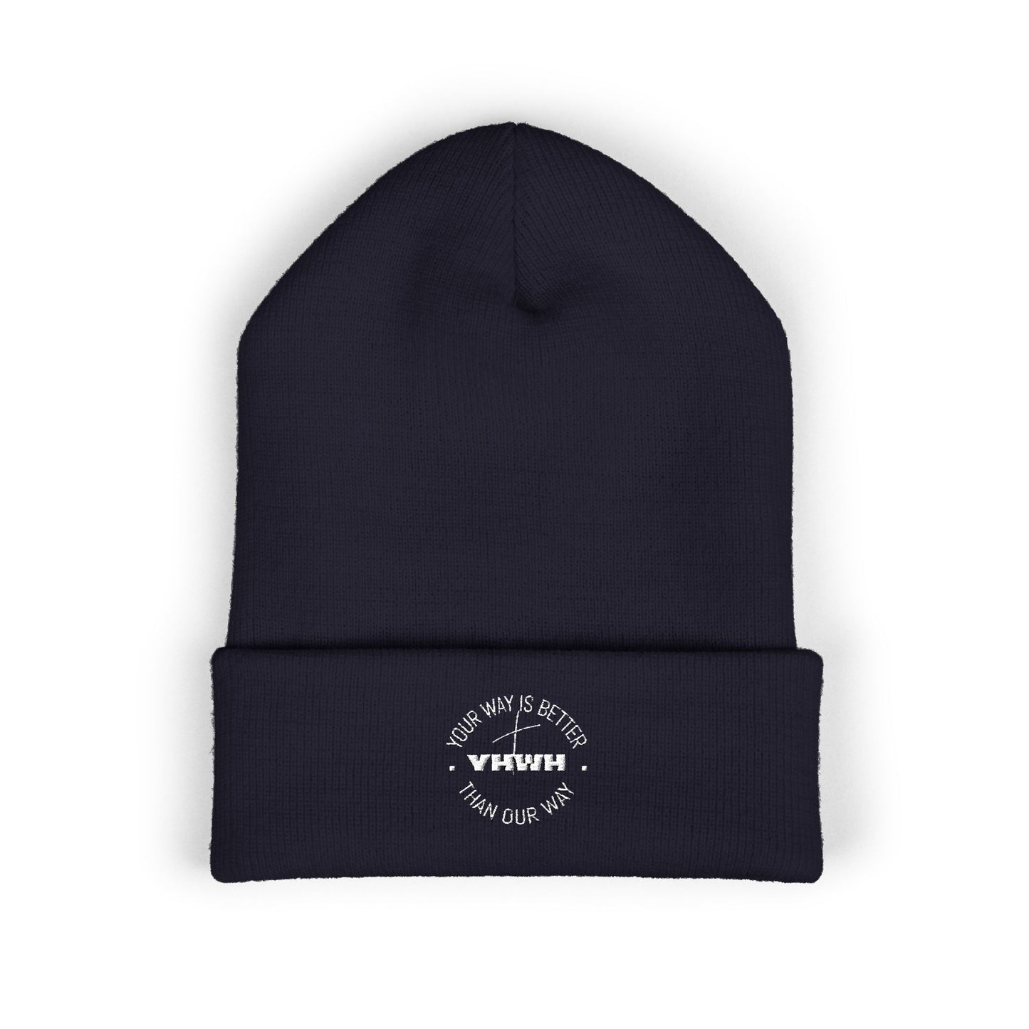 Cozy Cuffed Beanie with Embroidery, Fashion Accessory, Winter Gift, Outdoor Gear, Warm Headwear, Casual Style
