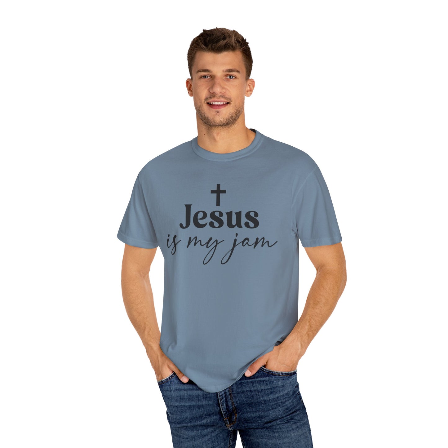Unisex Garment-Dyed T-shirt, Christian Apparel, Jesus tee, Faith based apparel, Christian gift