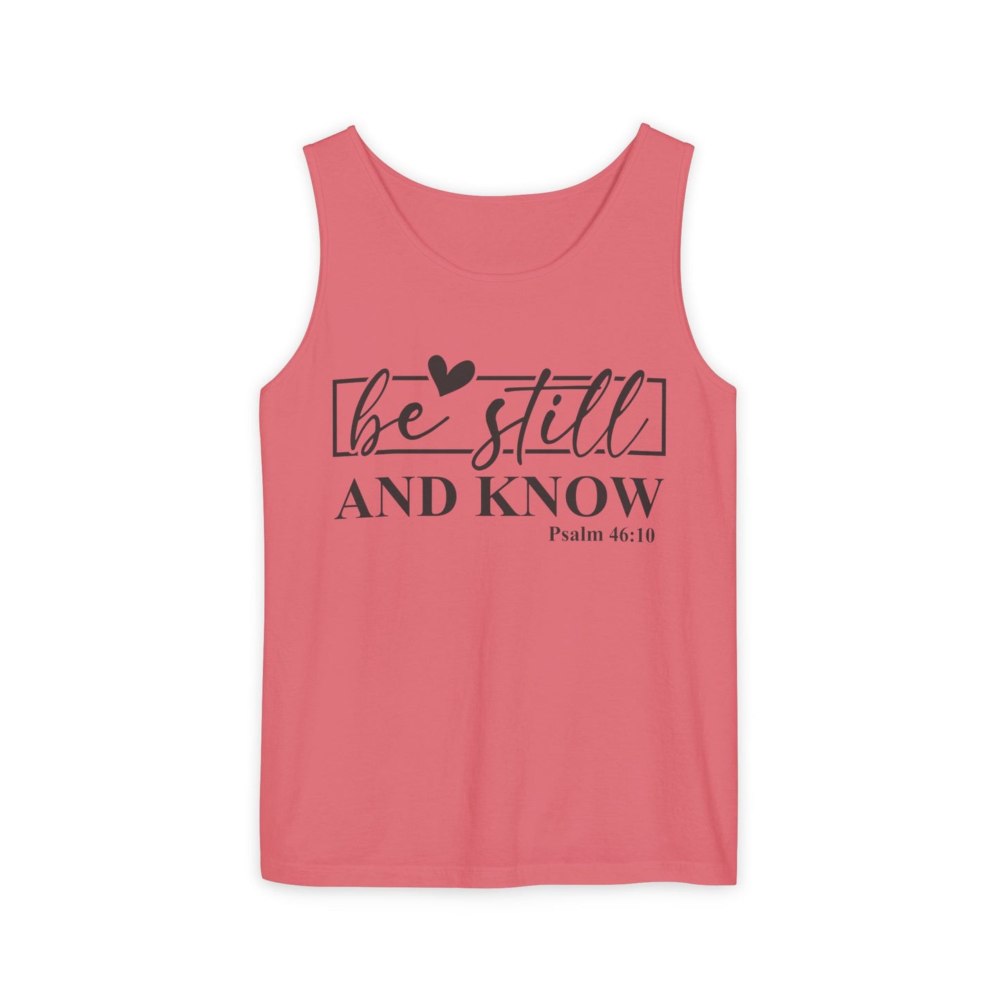 Faith-Inspiring Unisex Tank Top, Summer Apparel, Inspirational Gift, Bible Verse Top, Relaxed Fit, Perfect for Church Events