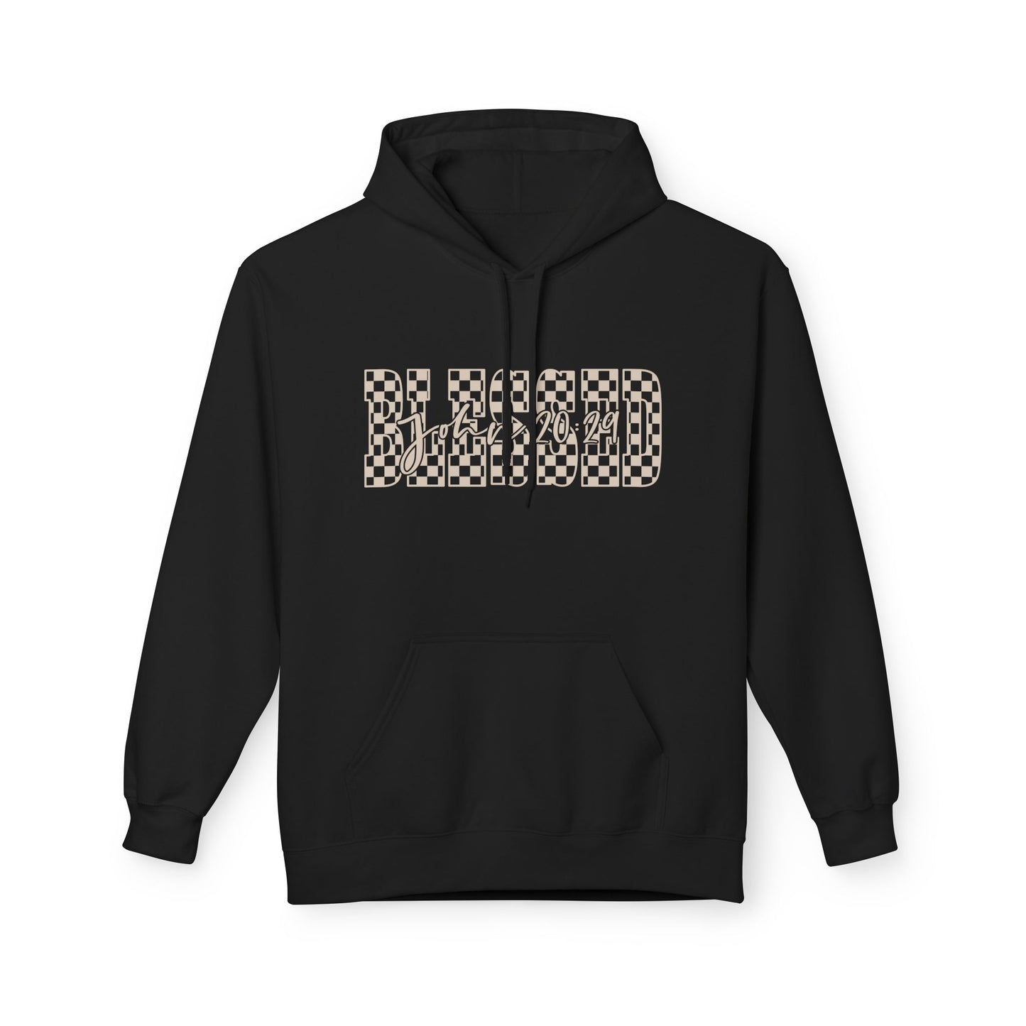 Blessed Softstyle Fleece Hoodie, Cozy Streetwear, Unisex Casual Wear, Faith-Inspired Apparel, Perfect Gift for Holidays, Everyday Comfort
