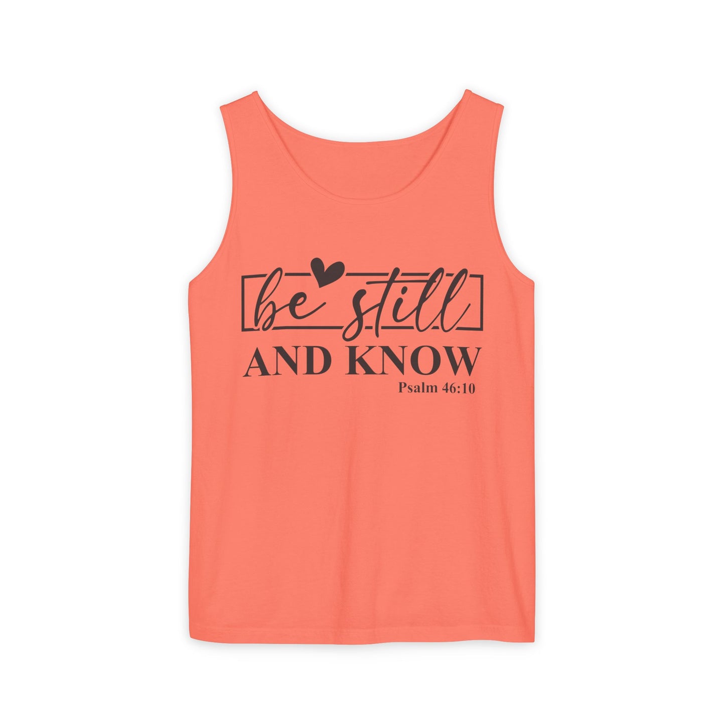 Faith-Inspiring Unisex Tank Top, Summer Apparel, Inspirational Gift, Bible Verse Top, Relaxed Fit, Perfect for Church Events