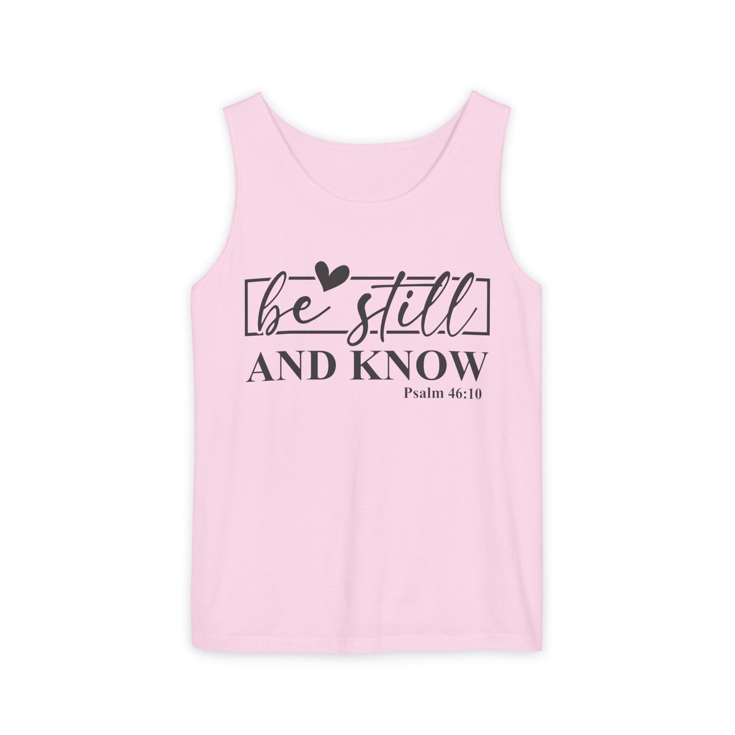 Faith-Inspiring Unisex Tank Top, Summer Apparel, Inspirational Gift, Bible Verse Top, Relaxed Fit, Perfect for Church Events