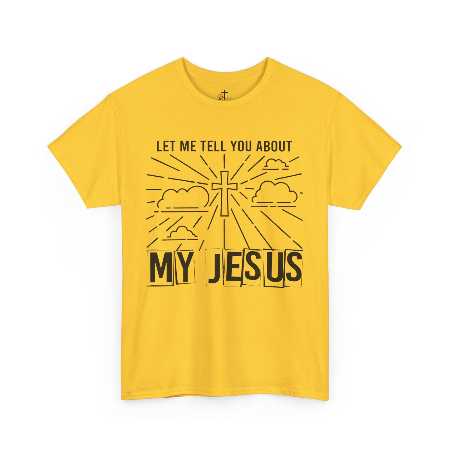 Christian Faith Cotton Tee, Unisex Spiritual Shirt, Inspirational Gift Tee, Religious Humor T-Shirt, My Jesus Quote