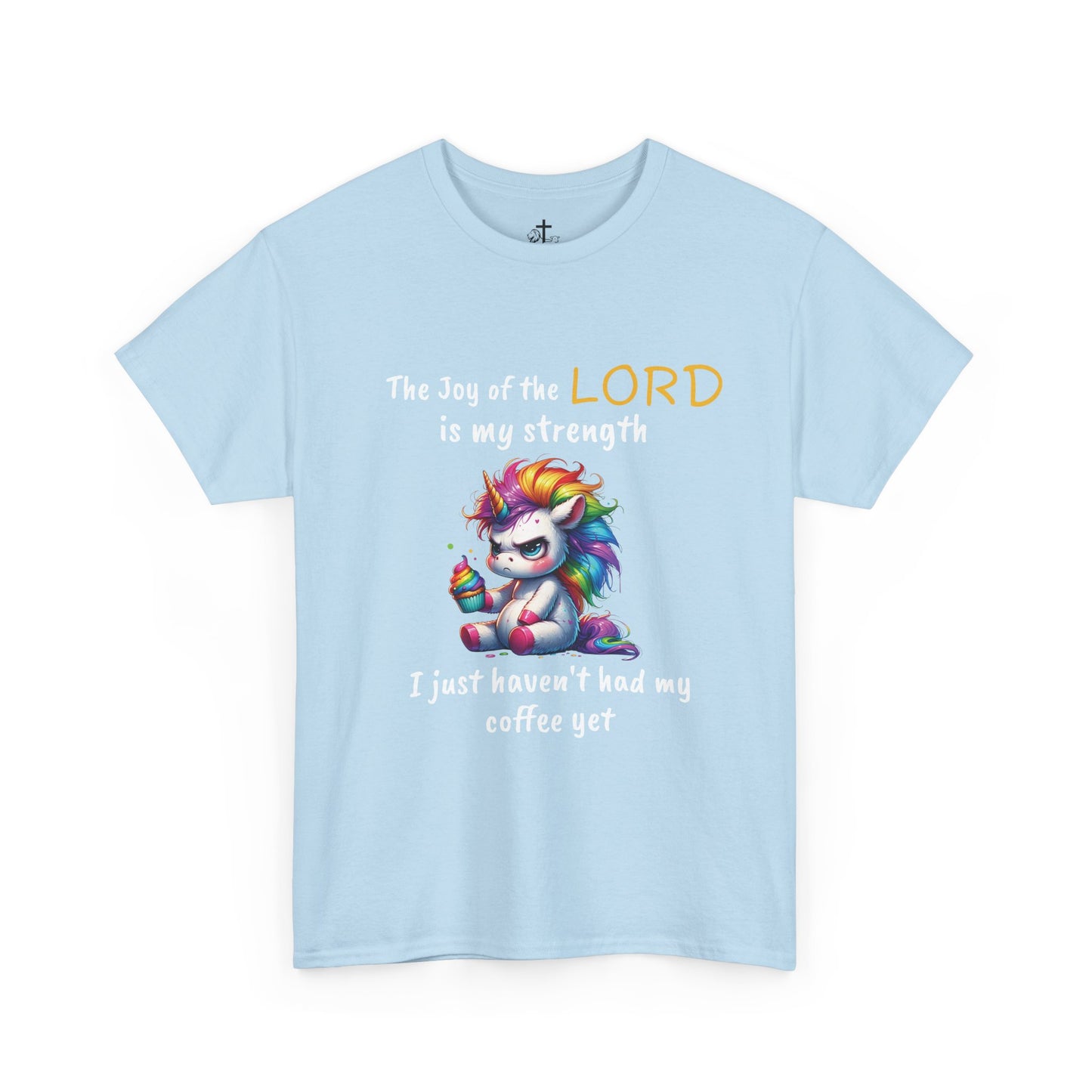 Christian Unisex Tee - Colorful Strength Design, Inspirational Gift, Coffee Lovers T-Shirt, Faith-Based Apparel, Casual Wear, funny tee