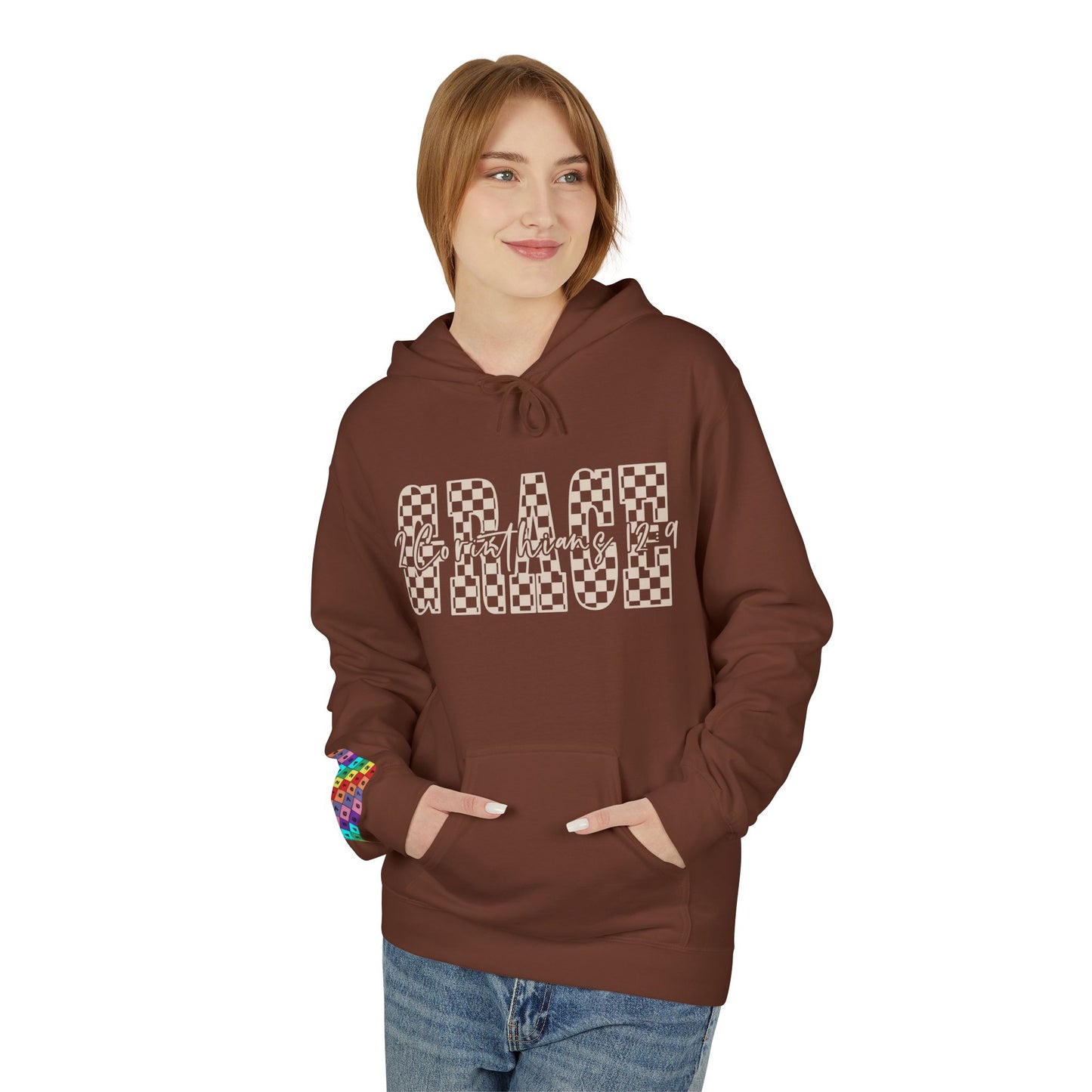 Cozy Vintage Fleece Hoodie | Casual Wear, Gift for Friends, Relaxation, Everyday Comfort, Lightweight Layering