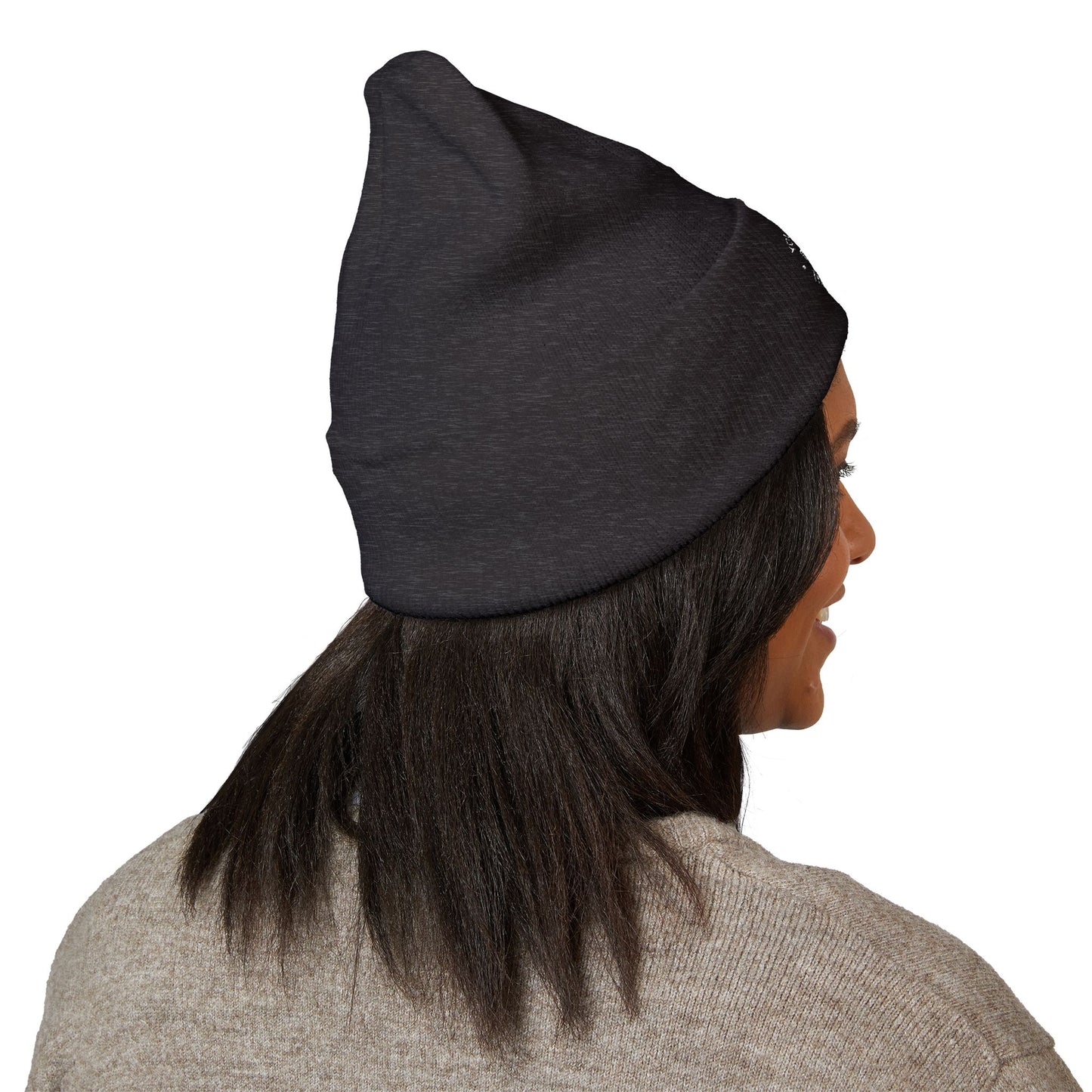 Cozy Cuffed Beanie with Embroidery, Fashion Accessory, Winter Gift, Outdoor Gear, Warm Headwear, Casual Style