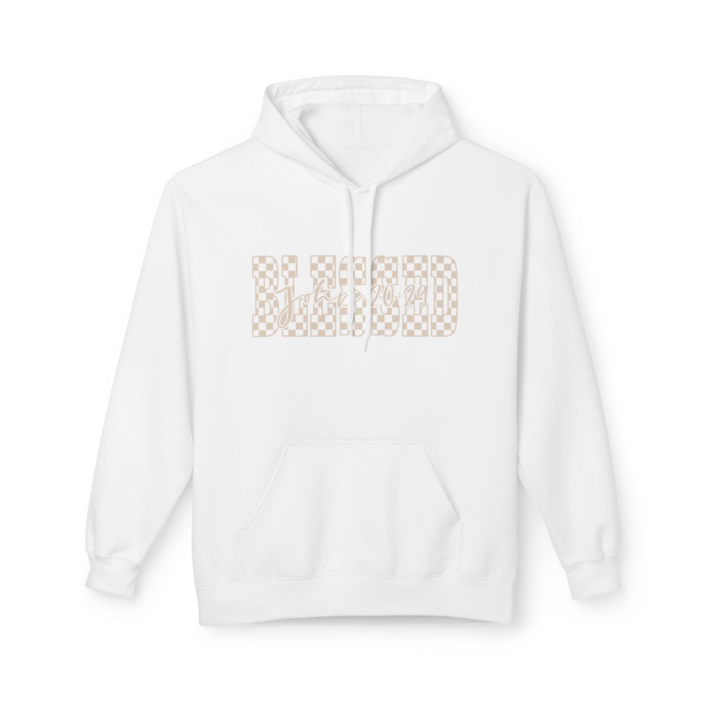 Blessed Softstyle Fleece Hoodie, Cozy Streetwear, Unisex Casual Wear, Faith-Inspired Apparel, Perfect Gift for Holidays, Everyday Comfort