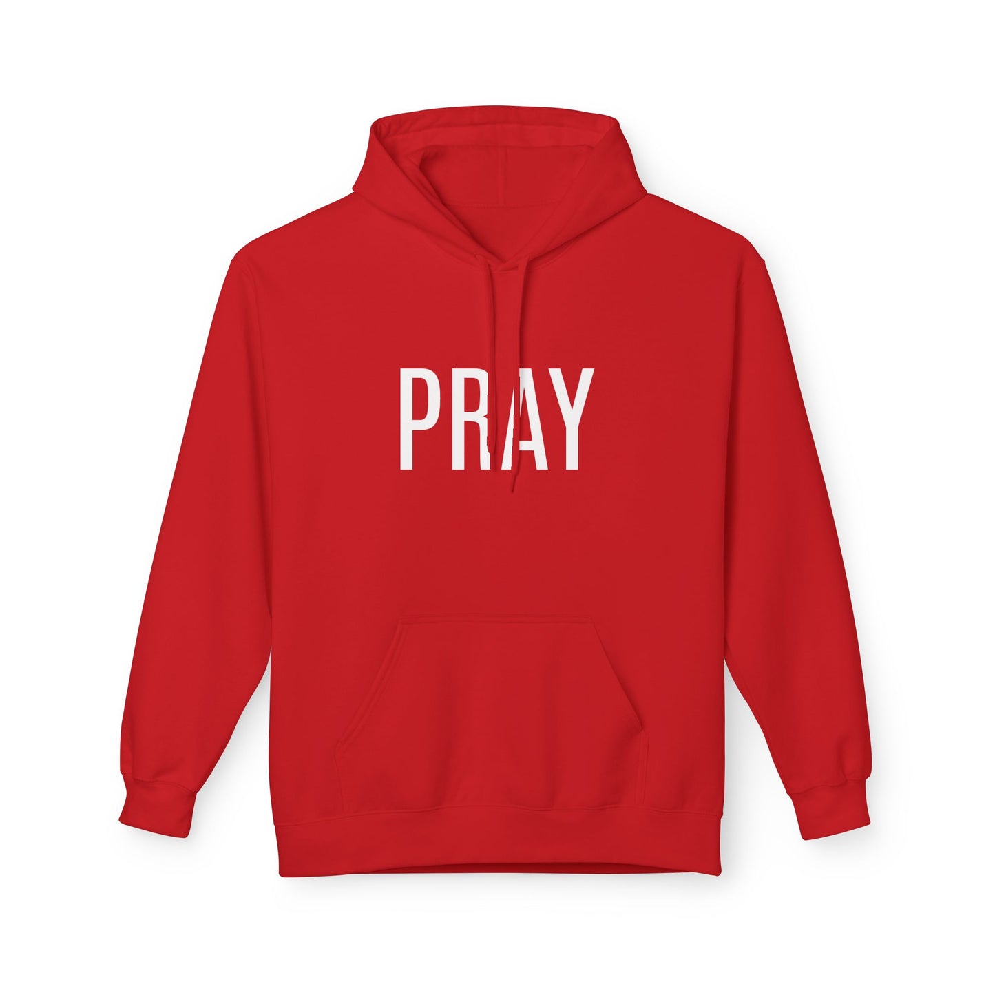Pray Fleece Hoodie, Unisex Softstyle Hoodie, Cozy Prayer Hooded Sweatshirt, Inspirational Apparel, Perfect for Relaxation or Gifts