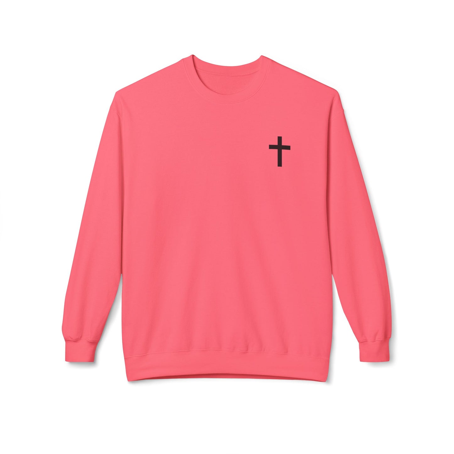 Faith-Inspired Prayer Warrior Sweatshirt, Unisex Crewneck, Cozy Fleece, Perfect for Church, Gift for Believers, Spiritual Fashion