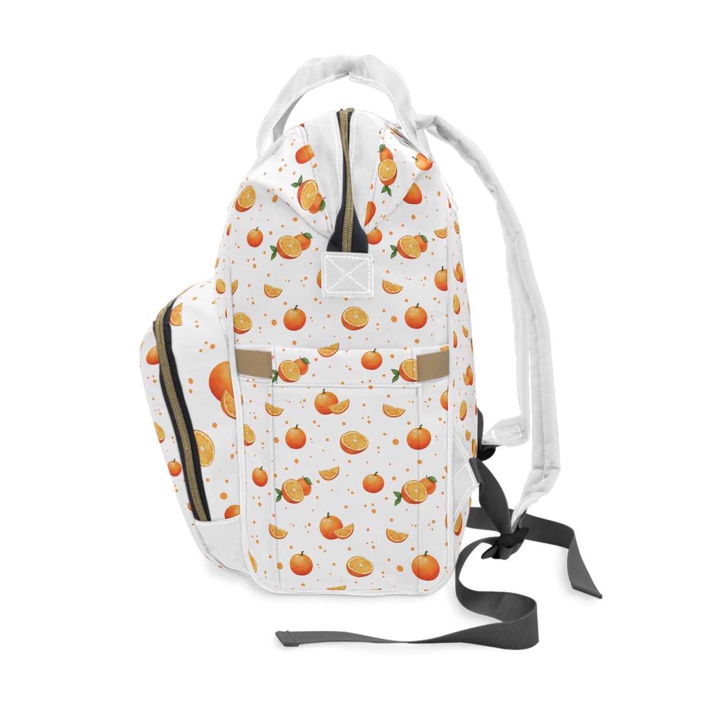 Stylish Diaper Backpack - Cute Peach Design | Baby Gear, Toddler Bag, Travel Backpack, Mom Gift, Nursery Essentials