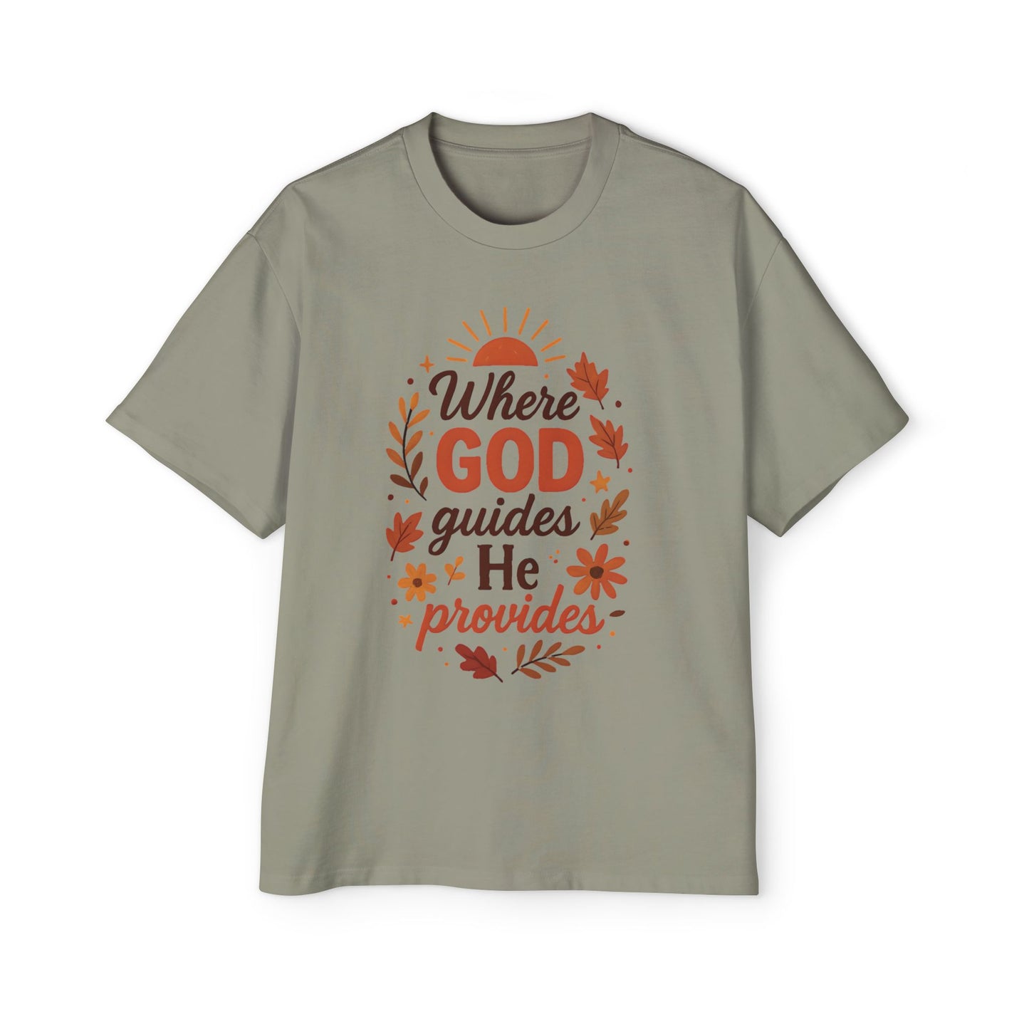 Unisex Oversized Motivational Tee - Perfect for Fall, Spiritual Wear, Casual Outings, Gifts, Comfort