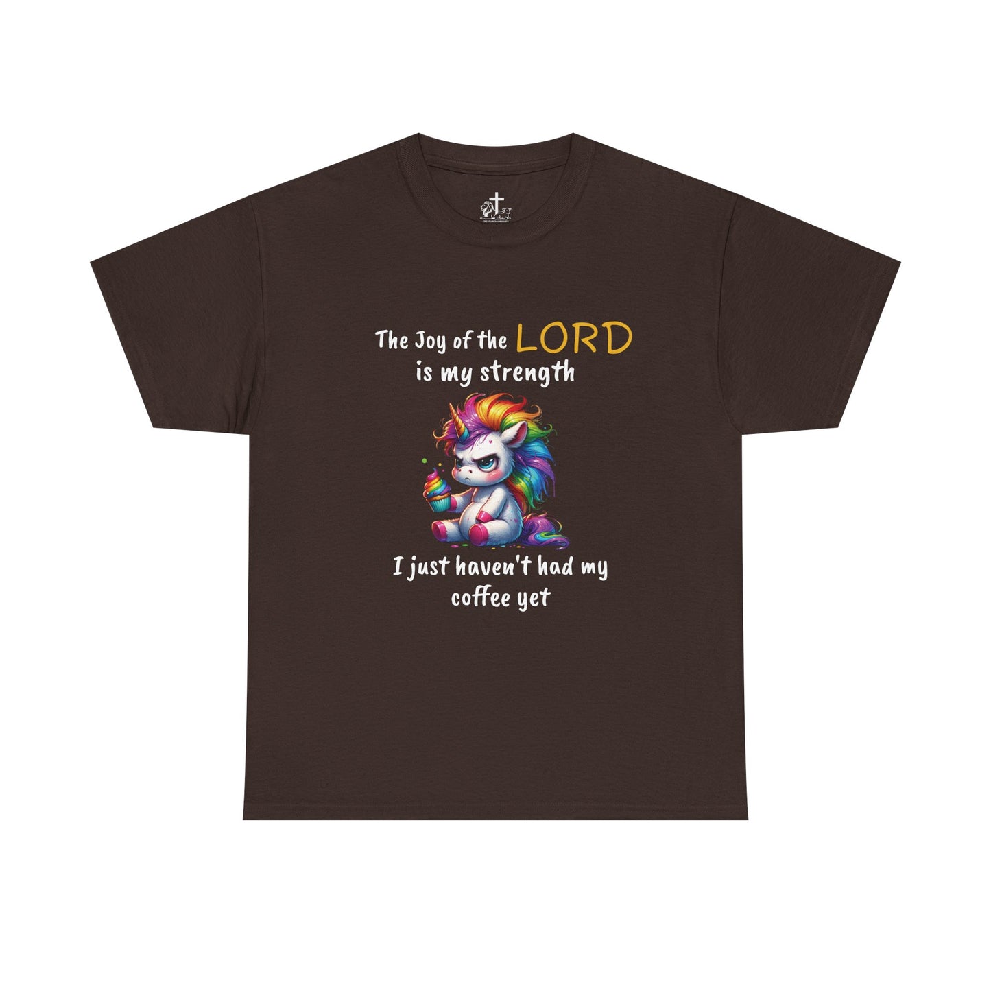 Christian Unisex Tee - Colorful Strength Design, Inspirational Gift, Coffee Lovers T-Shirt, Faith-Based Apparel, Casual Wear, funny tee
