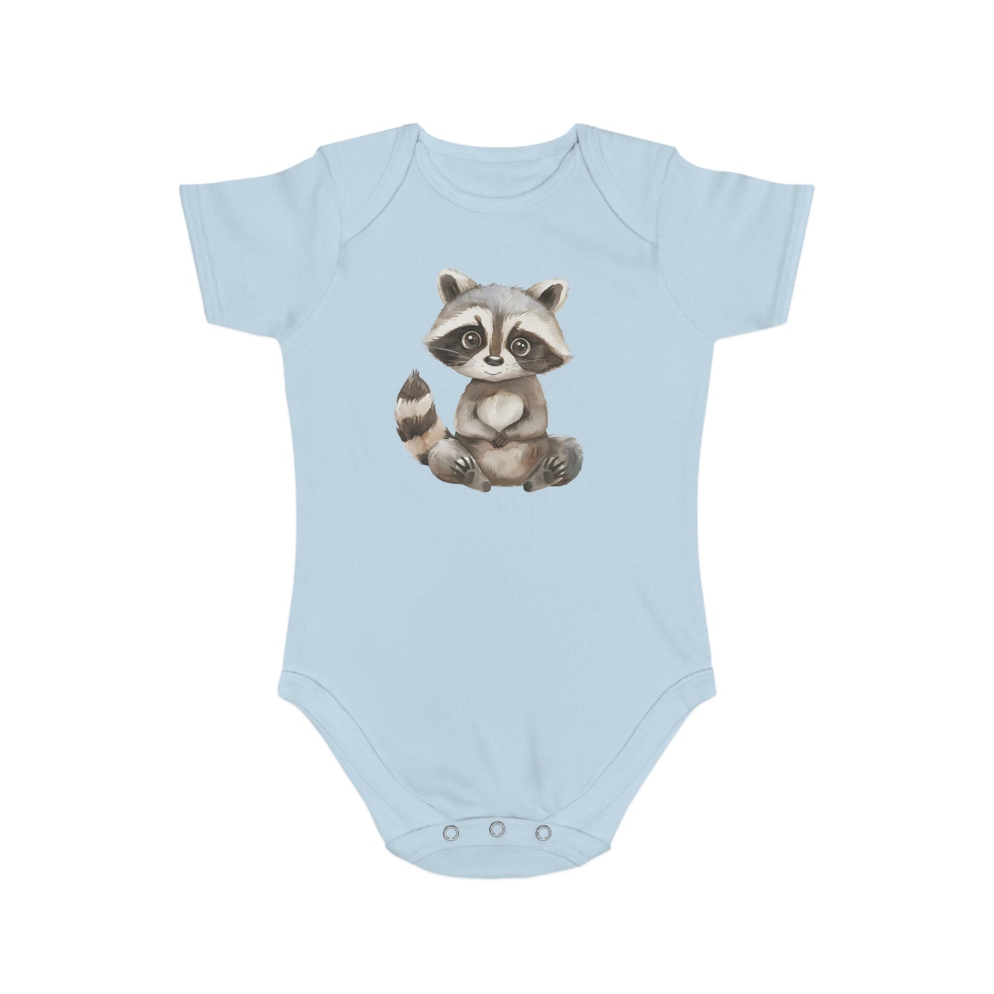 Cute Raccoon Baby Bodysuit, Adorable Infant Outfit, Woodland Theme Baby Clothes, Gift for New Parents, Baby Shower Gift