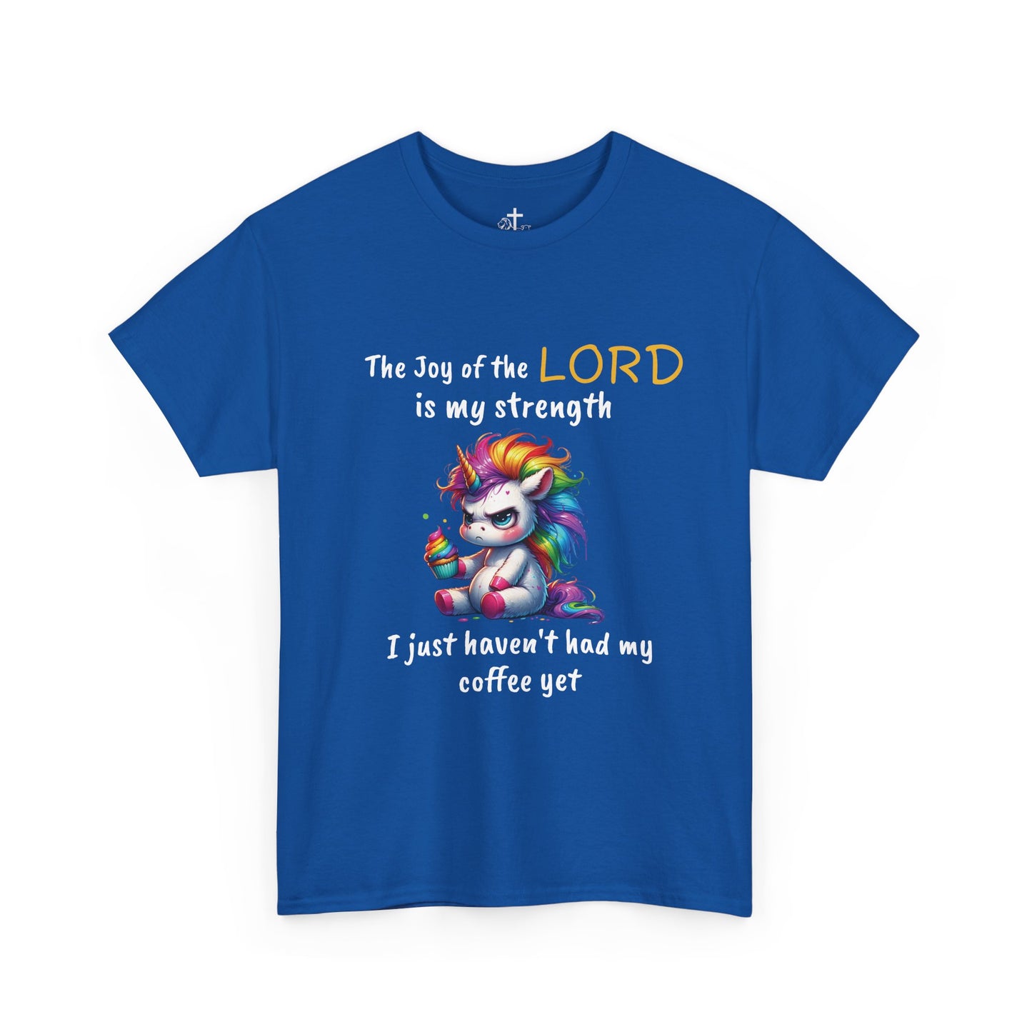 Christian Unisex Tee - Colorful Strength Design, Inspirational Gift, Coffee Lovers T-Shirt, Faith-Based Apparel, Casual Wear, funny tee