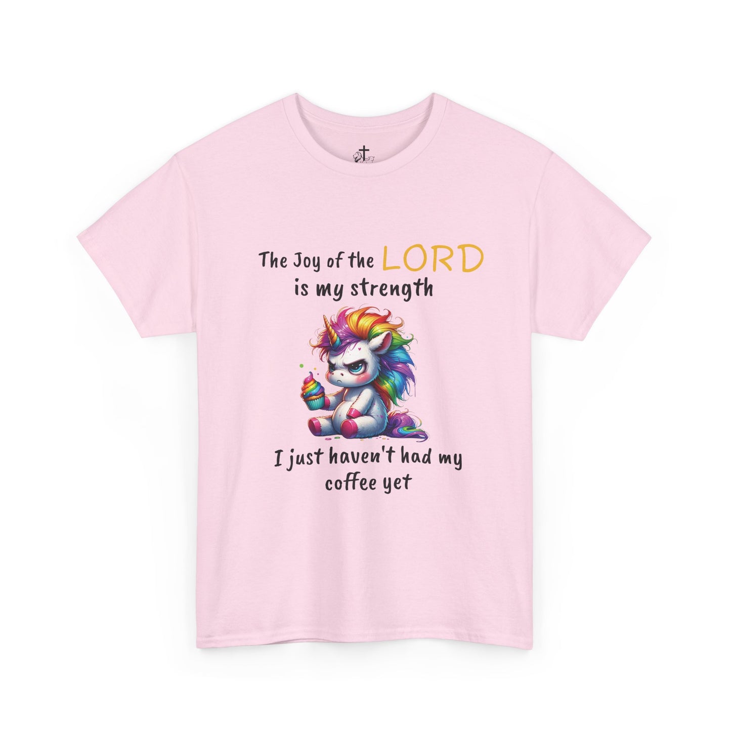 Christian Unisex Tee - Colorful Strength Design, Inspirational Gift, Coffee Lovers T-Shirt, Faith-Based Apparel, Casual Wear, funny tee