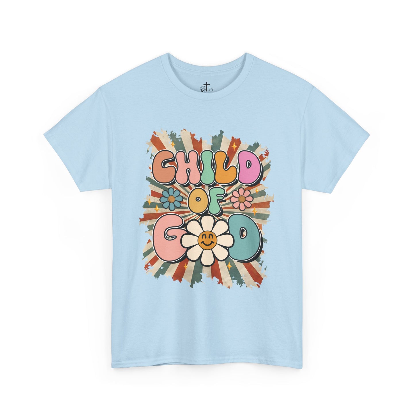 Child of God Unisex Heavy Cotton Tee - Vintage Vibe, Boho Fashion, Gift for Friends, Summer Style, Eco-Friendly T-Shirt
