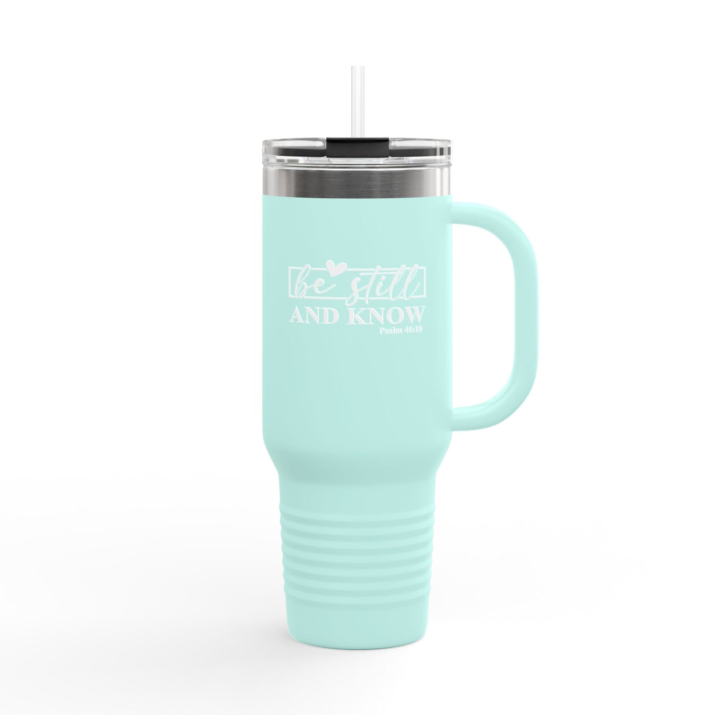 40oz Insulated Travel Mug with Inspirational Quote, Perfect for Coffee Lovers, Gift for Travelers, BPA-Free Water Bottle, Reusable Tumbler