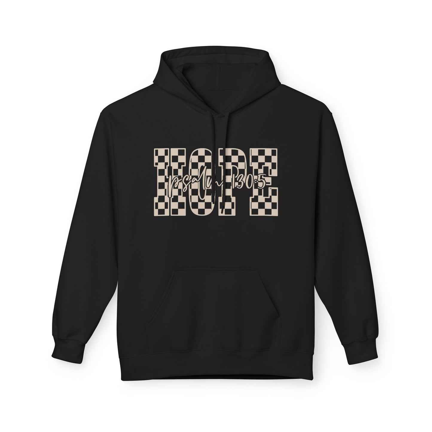 Hope Fleece Hoodie, Cozy Unisex Sweatshirt, Perfect Gift for Friends, Inspirational Apparel, Casual Wear, Self-Care Gift
