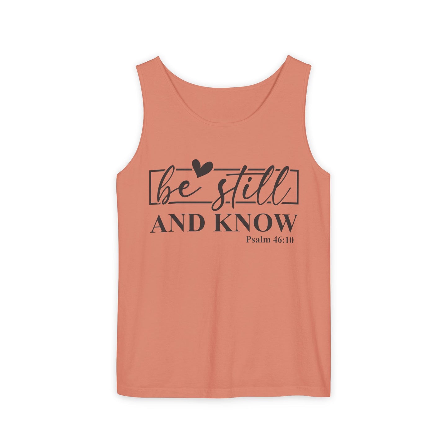 Faith-Inspiring Unisex Tank Top, Summer Apparel, Inspirational Gift, Bible Verse Top, Relaxed Fit, Perfect for Church Events