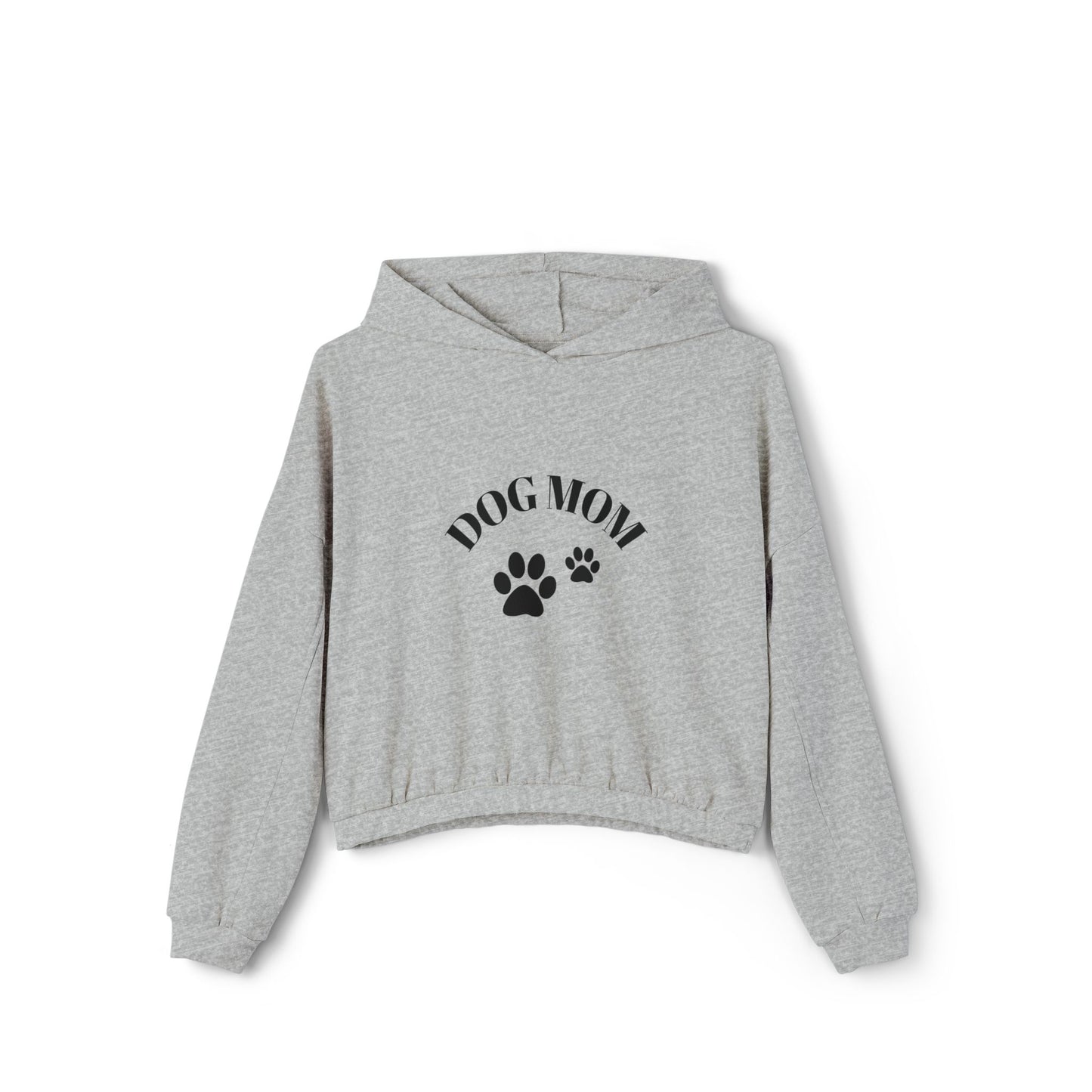 Stylish Dog Mom Hoodie, Cozy Women's Hoodie, Pet Lover Gift, Cinched Sweatshirt for Moms, Casual Everyday Wear, Dog Owner Apparel