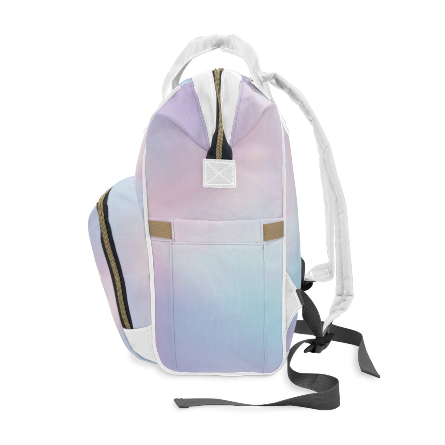 Rainbow Unicorn Diaper Backpack, Toddler Bag, Baby Shower Gift, Cute Baby Gear, Stylish Mom Backpack, Functional Diaper Bag