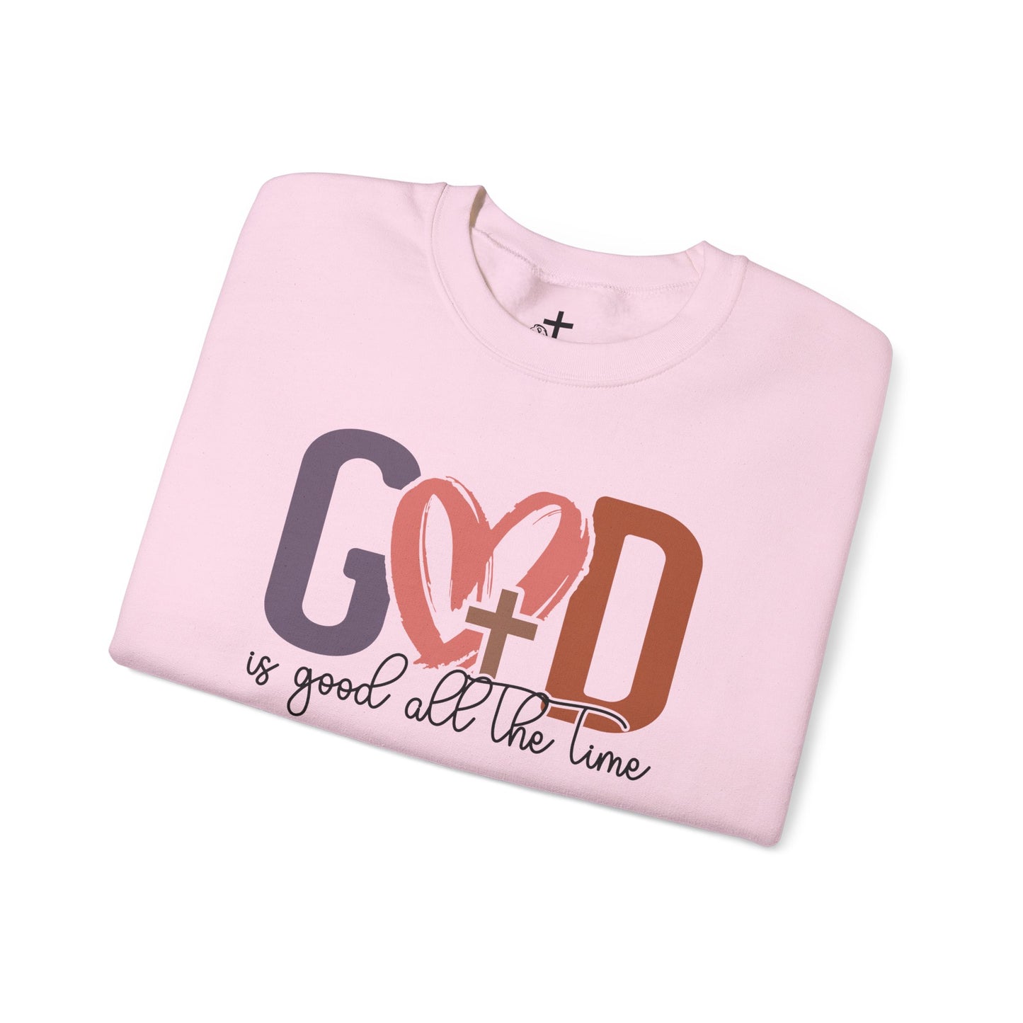 Faith-Inspired Crewneck Sweatshirt - God is Good, Unisex Sweatshirt, Religious Apparel, Everyday Comfort, Inspirational Gift