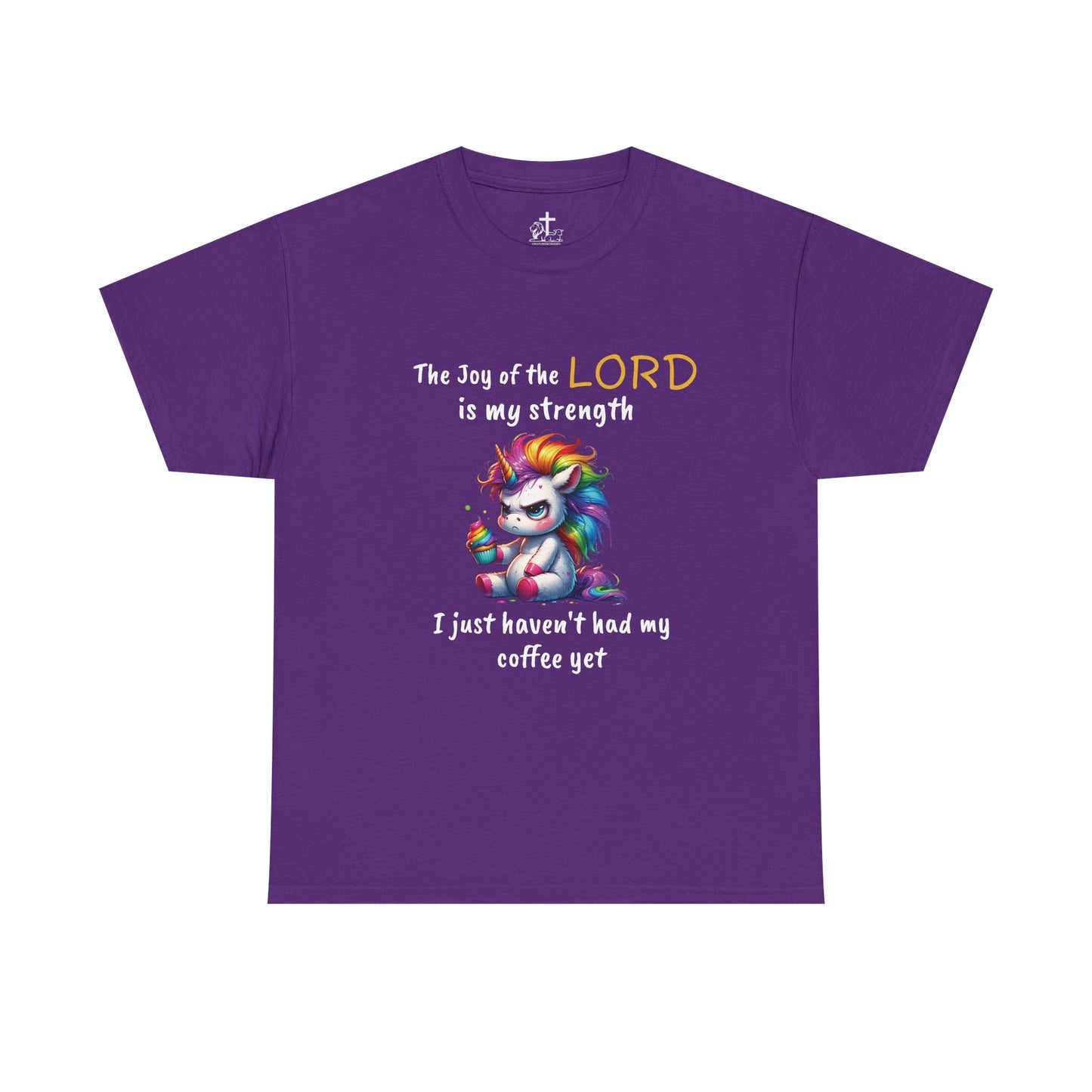 Christian Unisex Tee - Colorful Strength Design, Inspirational Gift, Coffee Lovers T-Shirt, Faith-Based Apparel, Casual Wear, funny tee