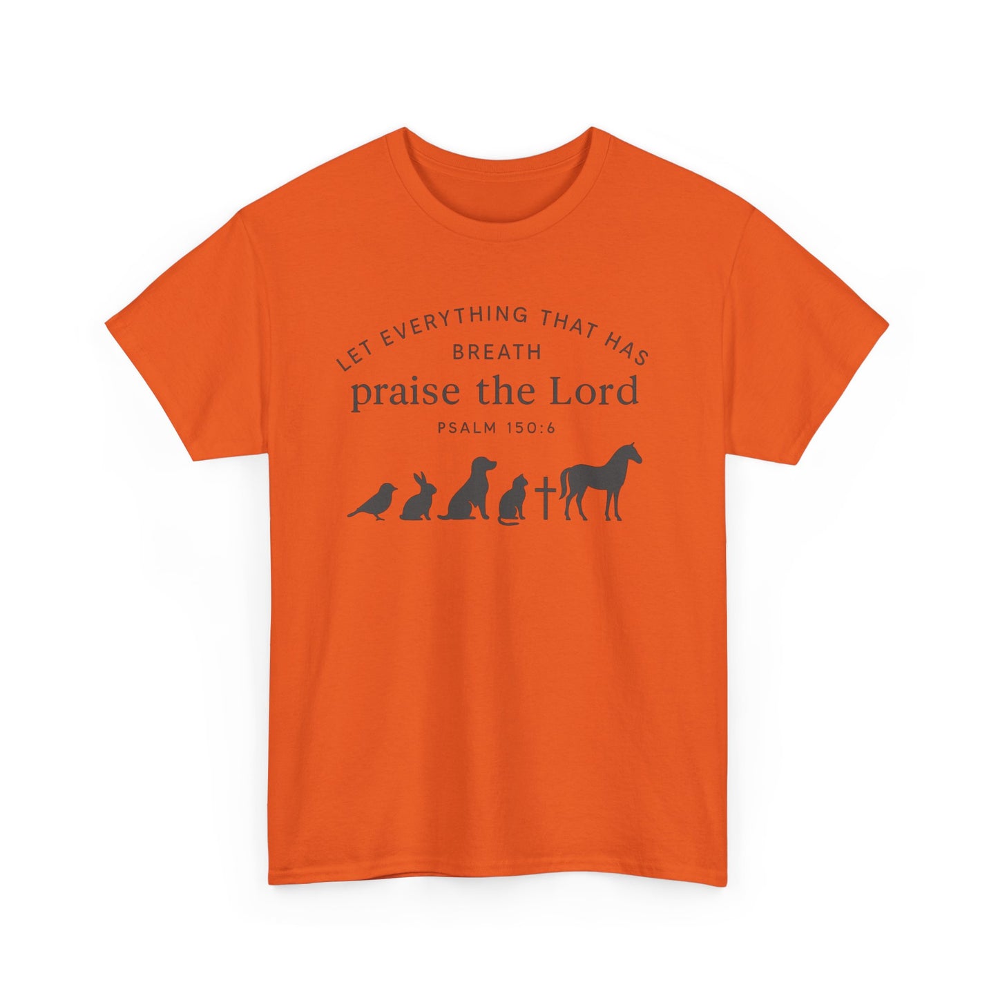 Inspirational Animal Praise Tee, Unisex Cotton T-Shirt, Christian Gifts, Nature Lover Apparel, Faith-Based Outfit