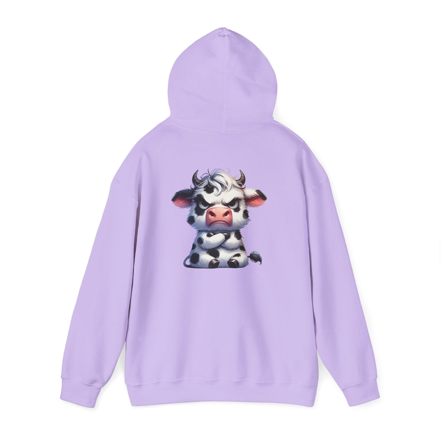 Cute Cow Graphic Hoodie, Cozy Sweatshirt for Animal Lovers, Perfect Gift for Birthdays, Farm-Themed Apparel, Unisex Fashion