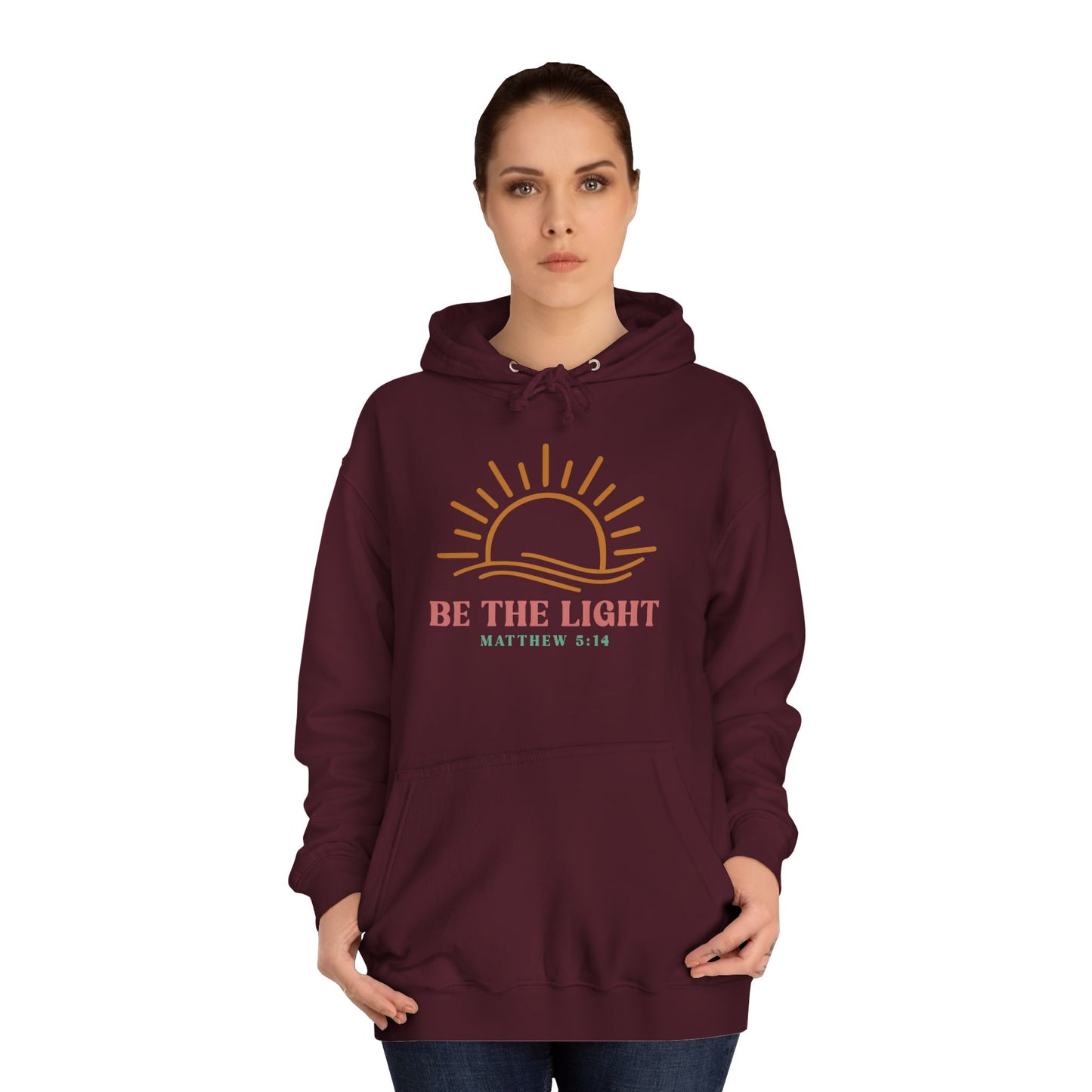 Inspirational College Hoodie, Unisex Hoodie, Motivational Apparel, Cozy Sweatshirt, Gift for Students, Relaxed Style Clothing