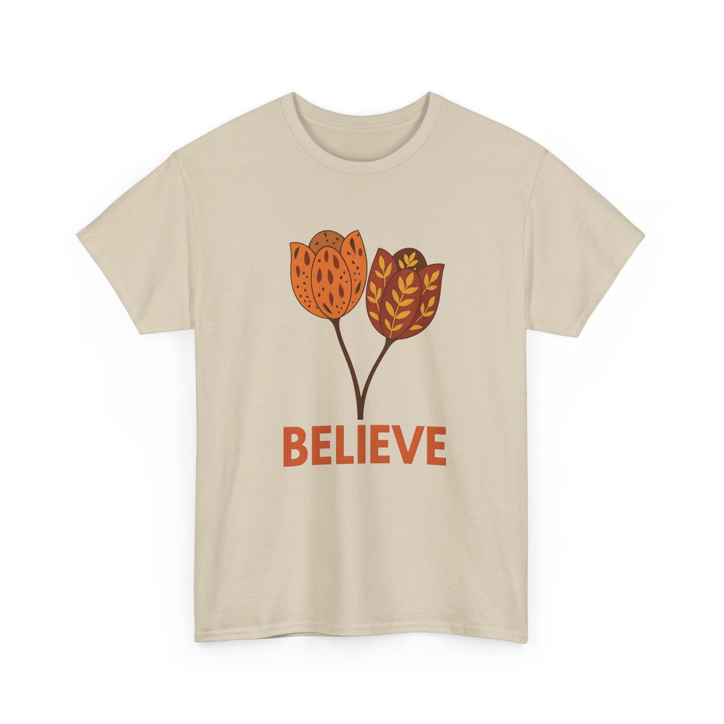 Believe in Yourself Floral Tee, Inspirational Shirt, Motivational Gift, Everyday Wear, Perfect for Spring