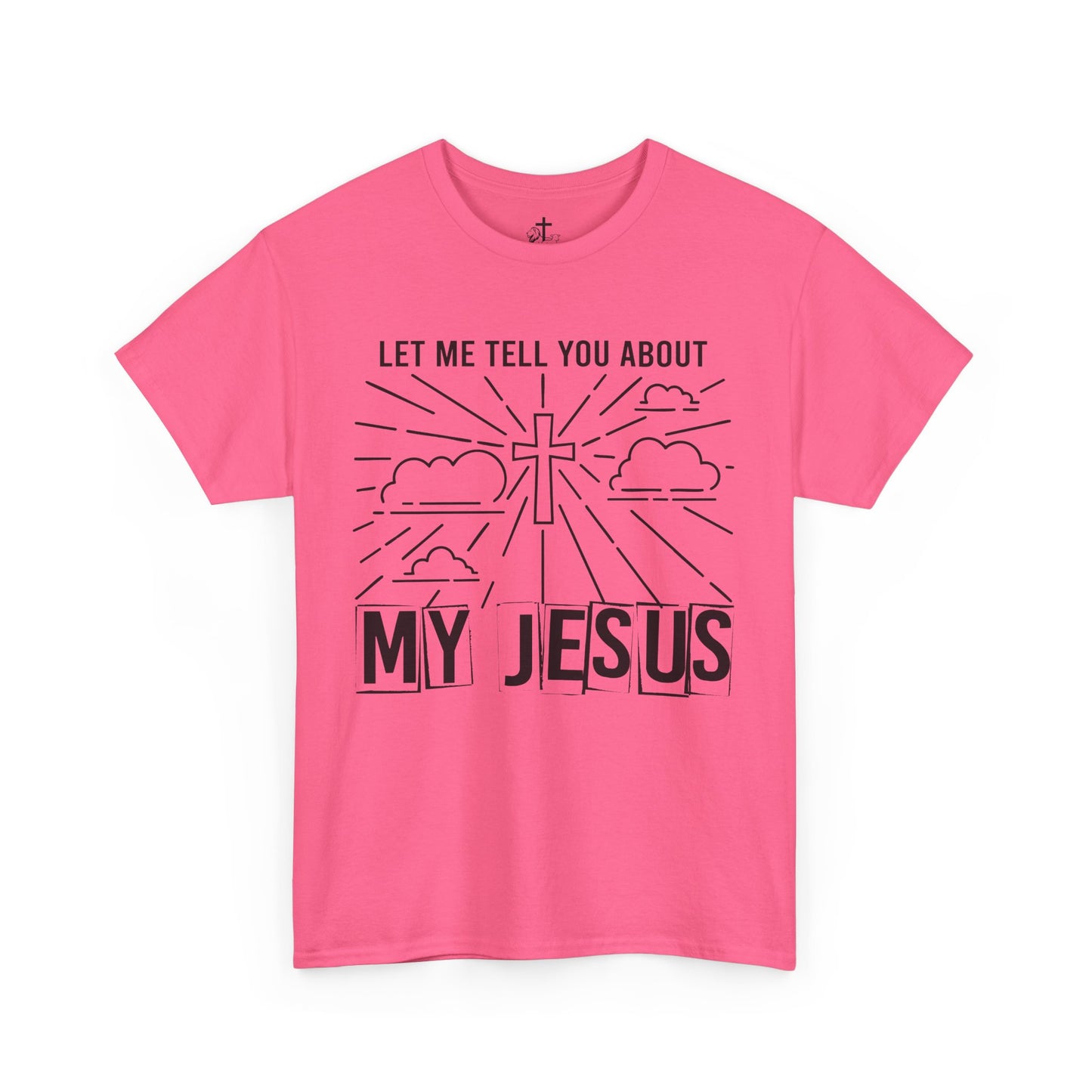 Christian Faith Cotton Tee, Unisex Spiritual Shirt, Inspirational Gift Tee, Religious Humor T-Shirt, My Jesus Quote