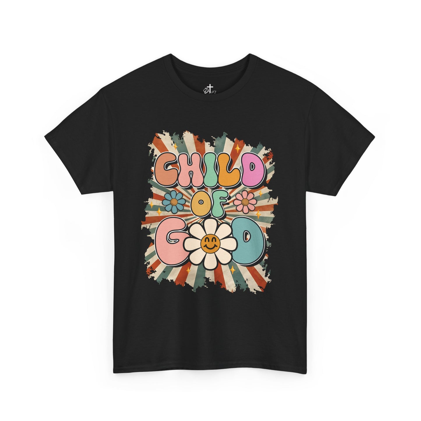Child of God Unisex Heavy Cotton Tee - Vintage Vibe, Boho Fashion, Gift for Friends, Summer Style, Eco-Friendly T-Shirt