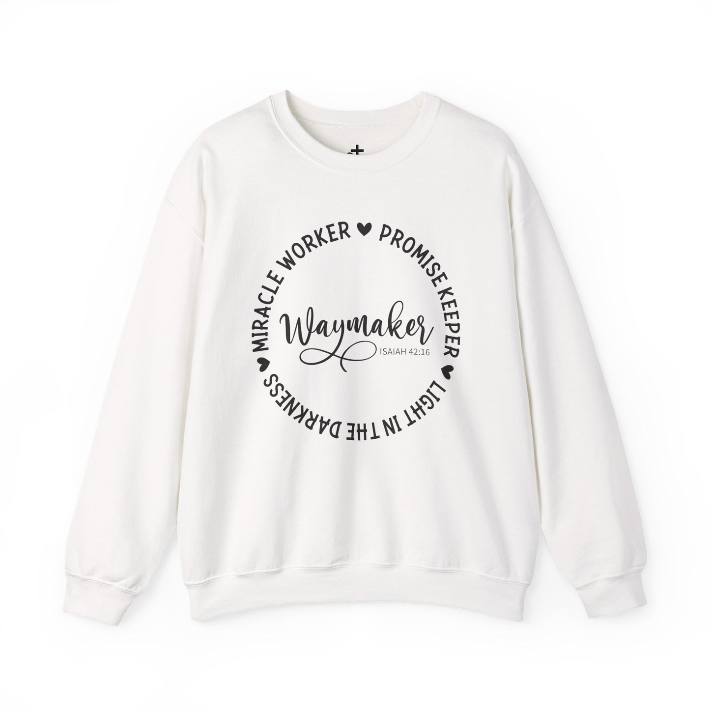Waymaker Crewneck Sweatshirt, Faith-Inspired Apparel, Cozy Gift for Her, Inspirational Clothing, Religious Sweatshirt, Holiday Outfit