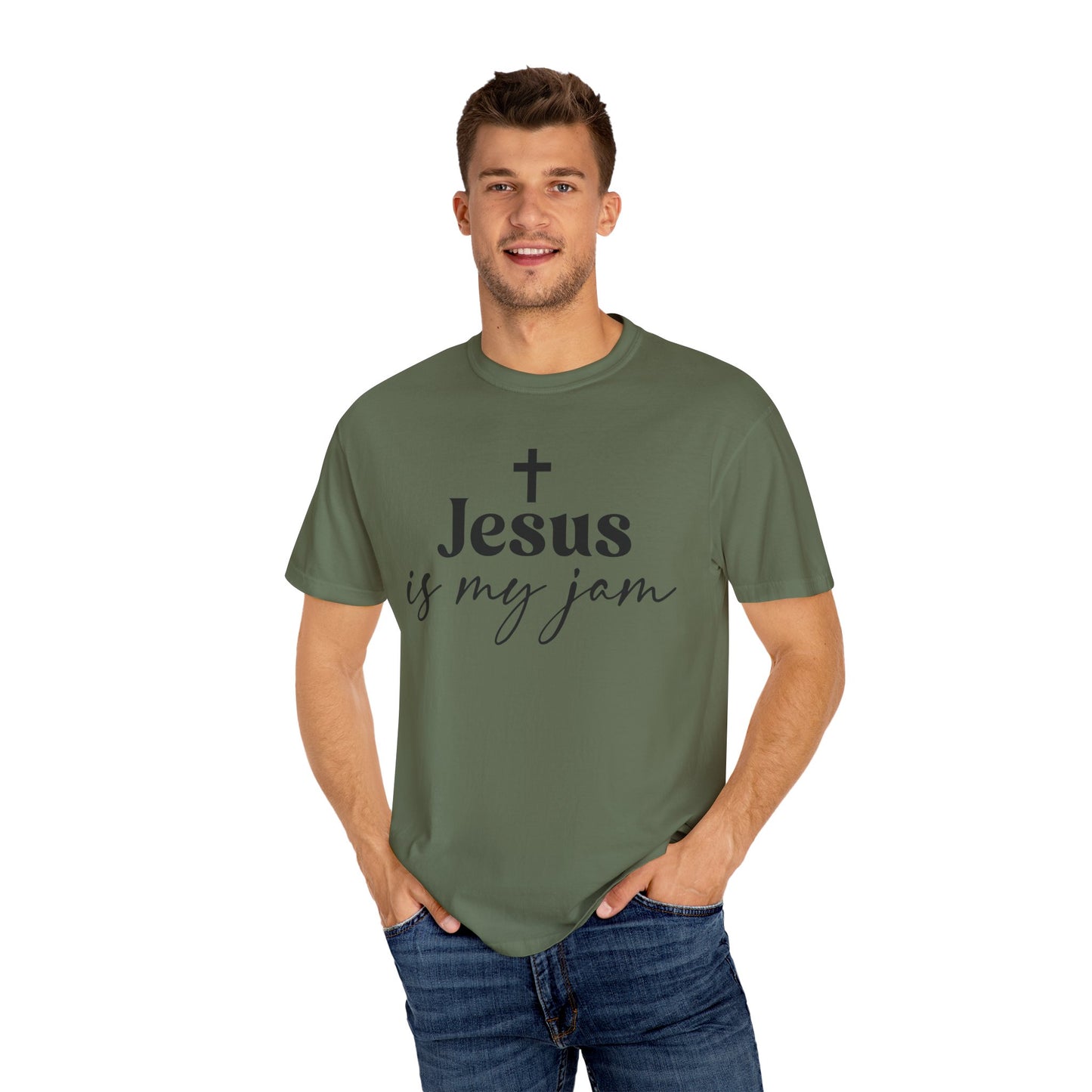 Unisex Garment-Dyed T-shirt, Christian Apparel, Jesus tee, Faith based apparel, Christian gift