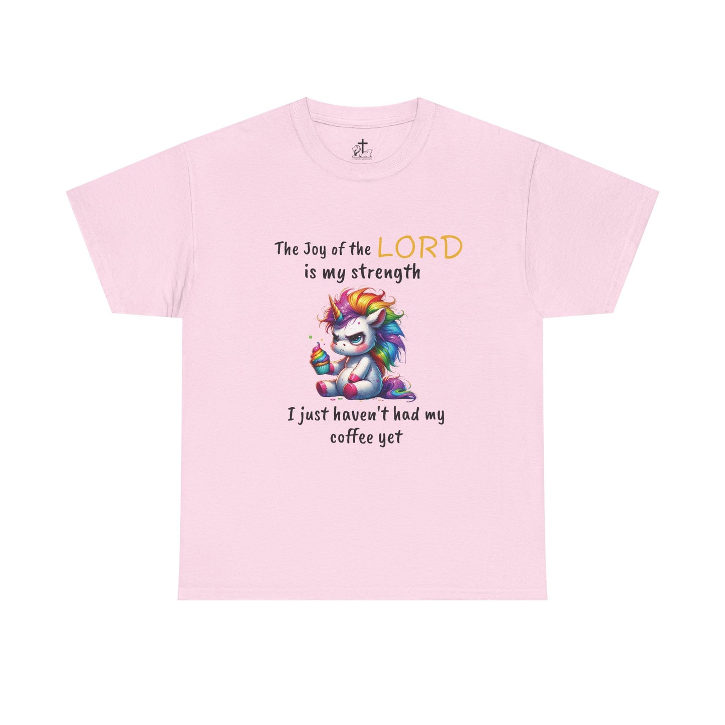 Christian Unisex Tee - Colorful Strength Design, Inspirational Gift, Coffee Lovers T-Shirt, Faith-Based Apparel, Casual Wear, funny tee