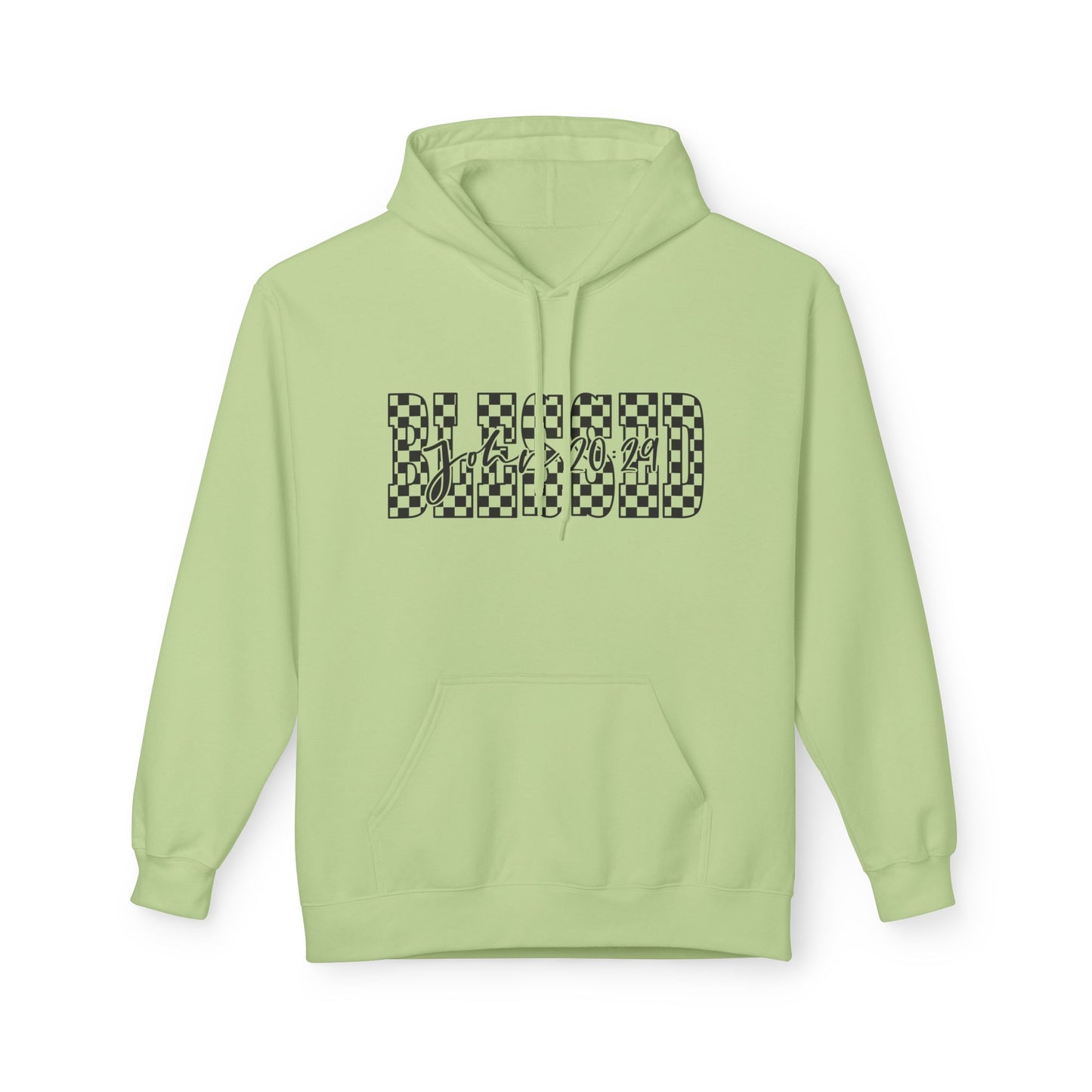Blessed Softstyle Fleece Hoodie, Cozy Streetwear, Unisex Casual Wear, Faith-Inspired Apparel, Perfect Gift for Holidays, Everyday Comfort