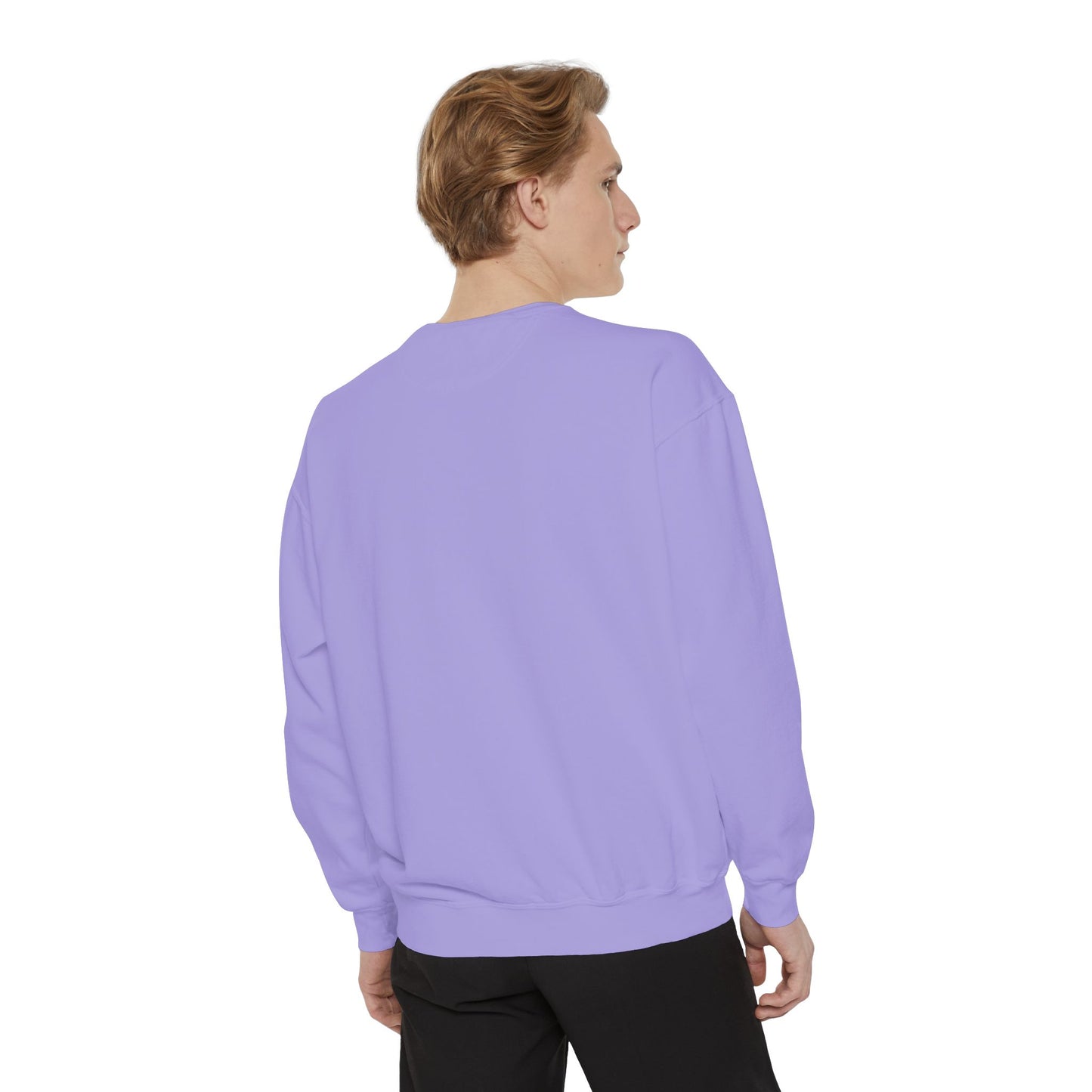 Unisex Motivational Sweatshirt - Be the Light, Garment-Dyed, Cozy Fall Style, Inspirational Gift, Christian Apparel, Everyday Wear