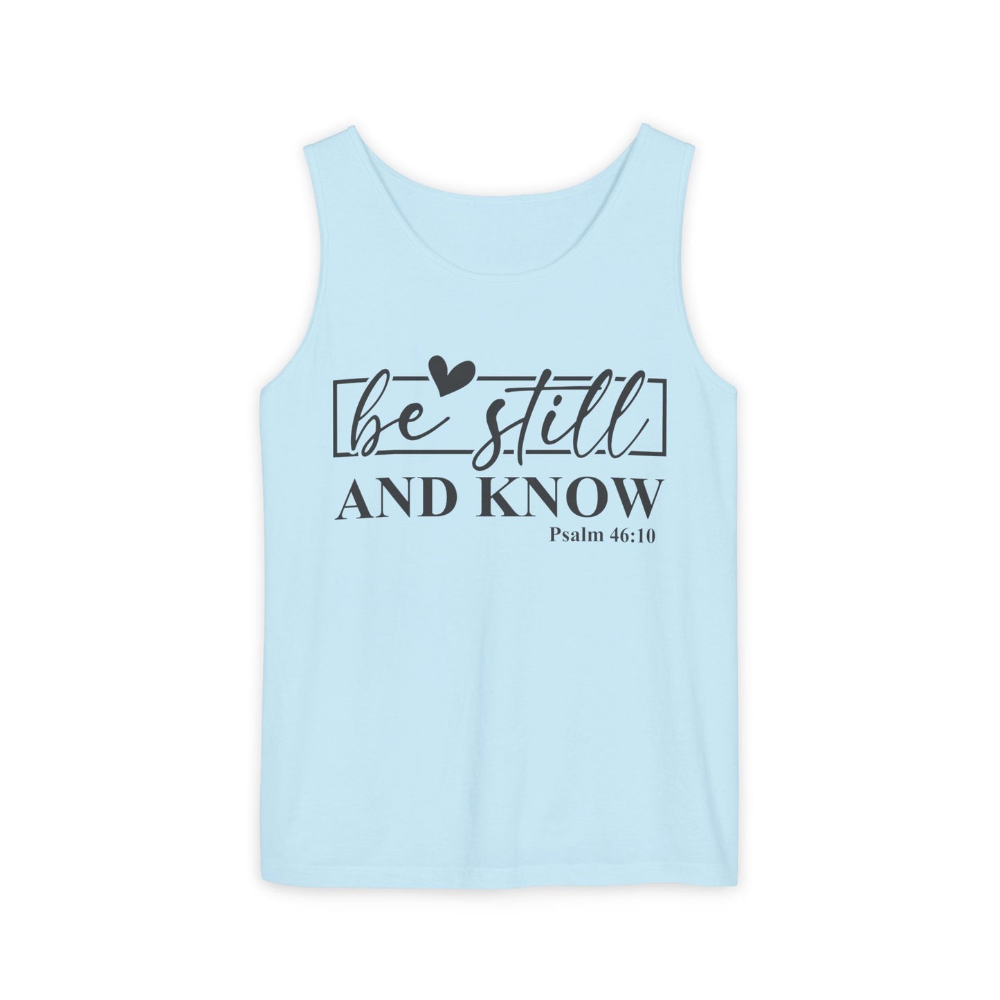 Faith-Inspiring Unisex Tank Top, Summer Apparel, Inspirational Gift, Bible Verse Top, Relaxed Fit, Perfect for Church Events