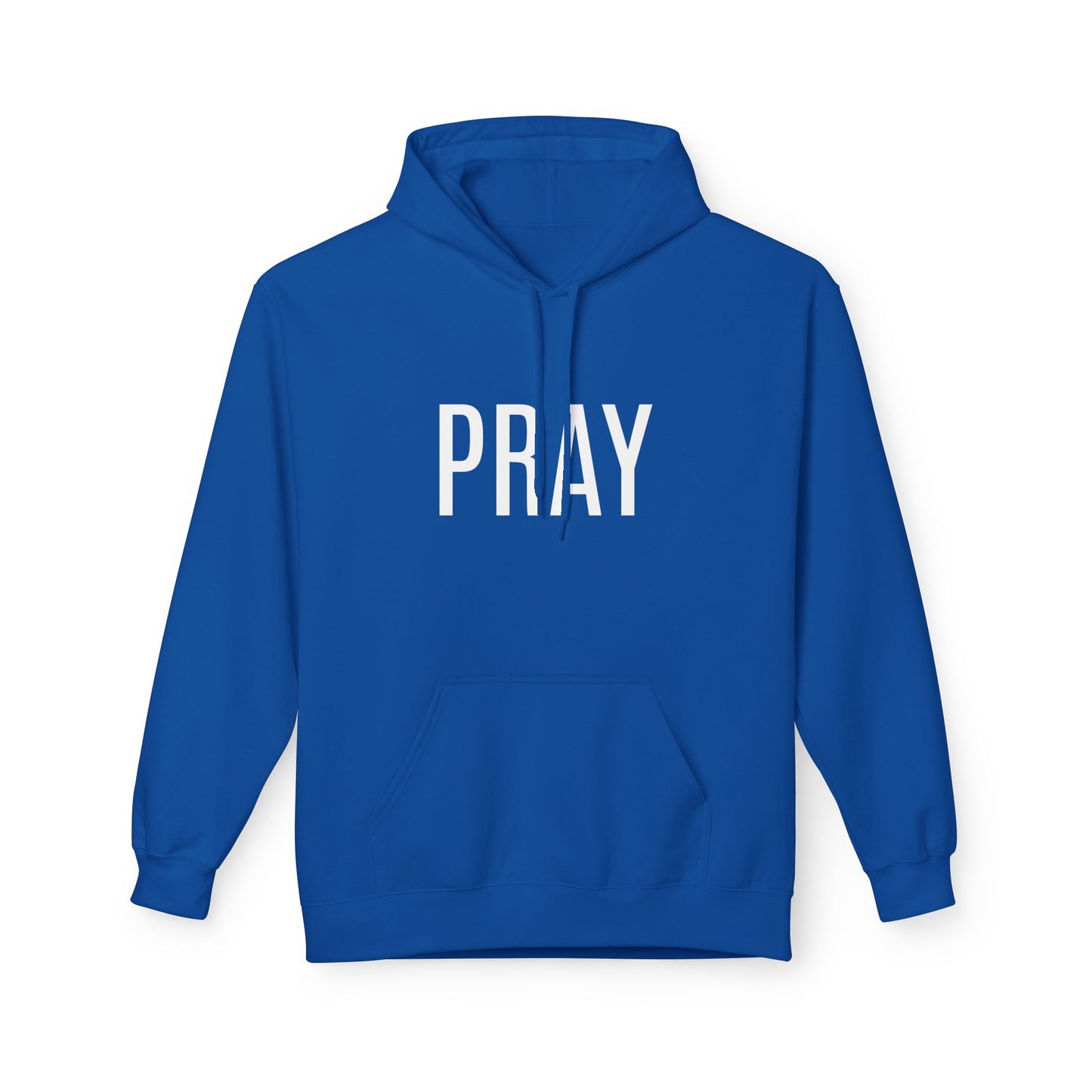 Pray Fleece Hoodie, Unisex Softstyle Hoodie, Cozy Prayer Hooded Sweatshirt, Inspirational Apparel, Perfect for Relaxation or Gifts