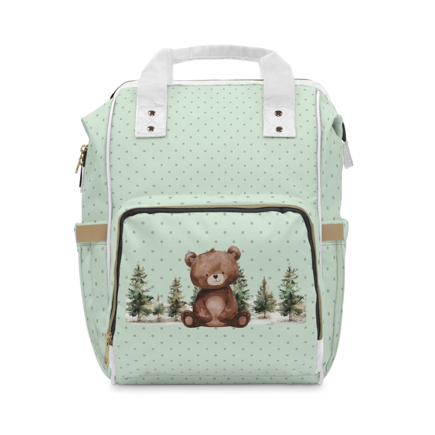 Cute Bear Multifunctional Diaper Backpack, Baby Bag, Toddler Backpack, Eco-Friendly Diaper Bag, Durable Baby Gear