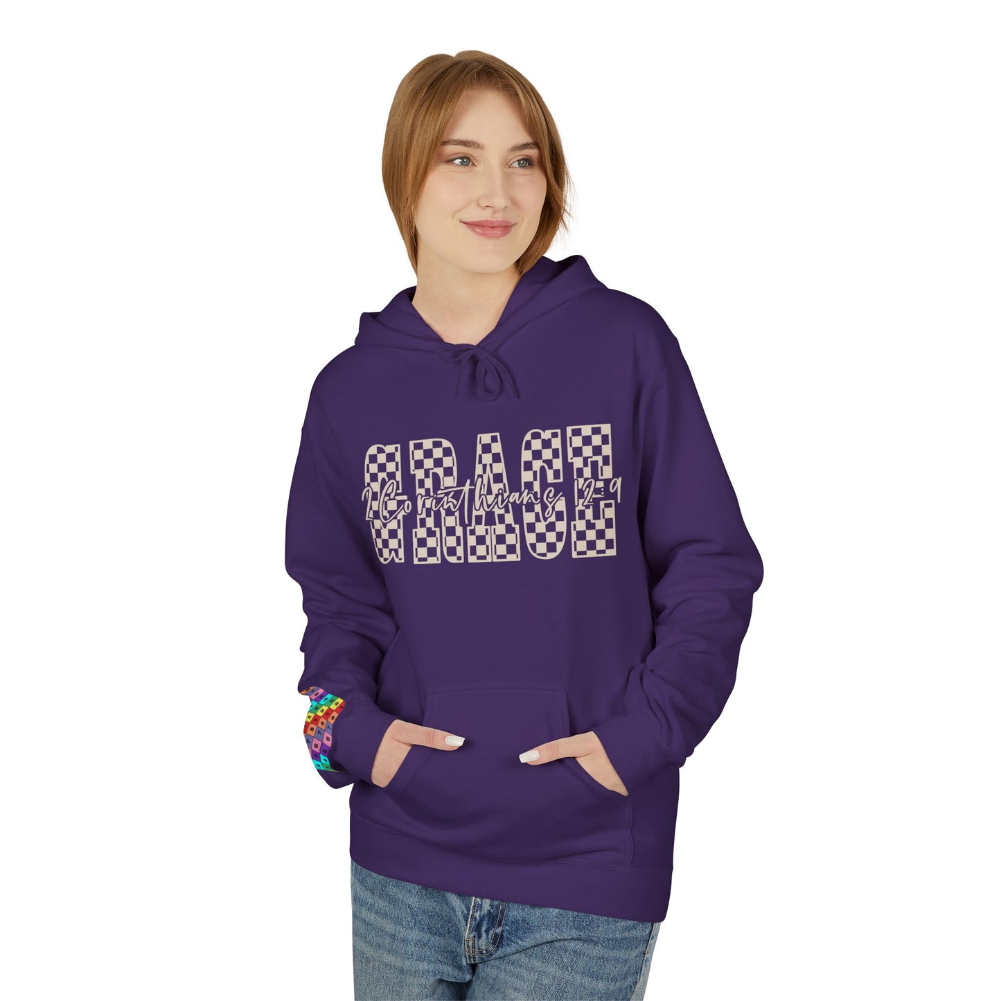 Cozy Vintage Fleece Hoodie | Casual Wear, Gift for Friends, Relaxation, Everyday Comfort, Lightweight Layering