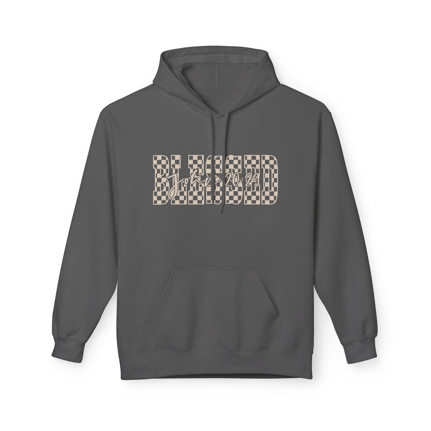 Blessed Softstyle Fleece Hoodie, Cozy Streetwear, Unisex Casual Wear, Faith-Inspired Apparel, Perfect Gift for Holidays, Everyday Comfort
