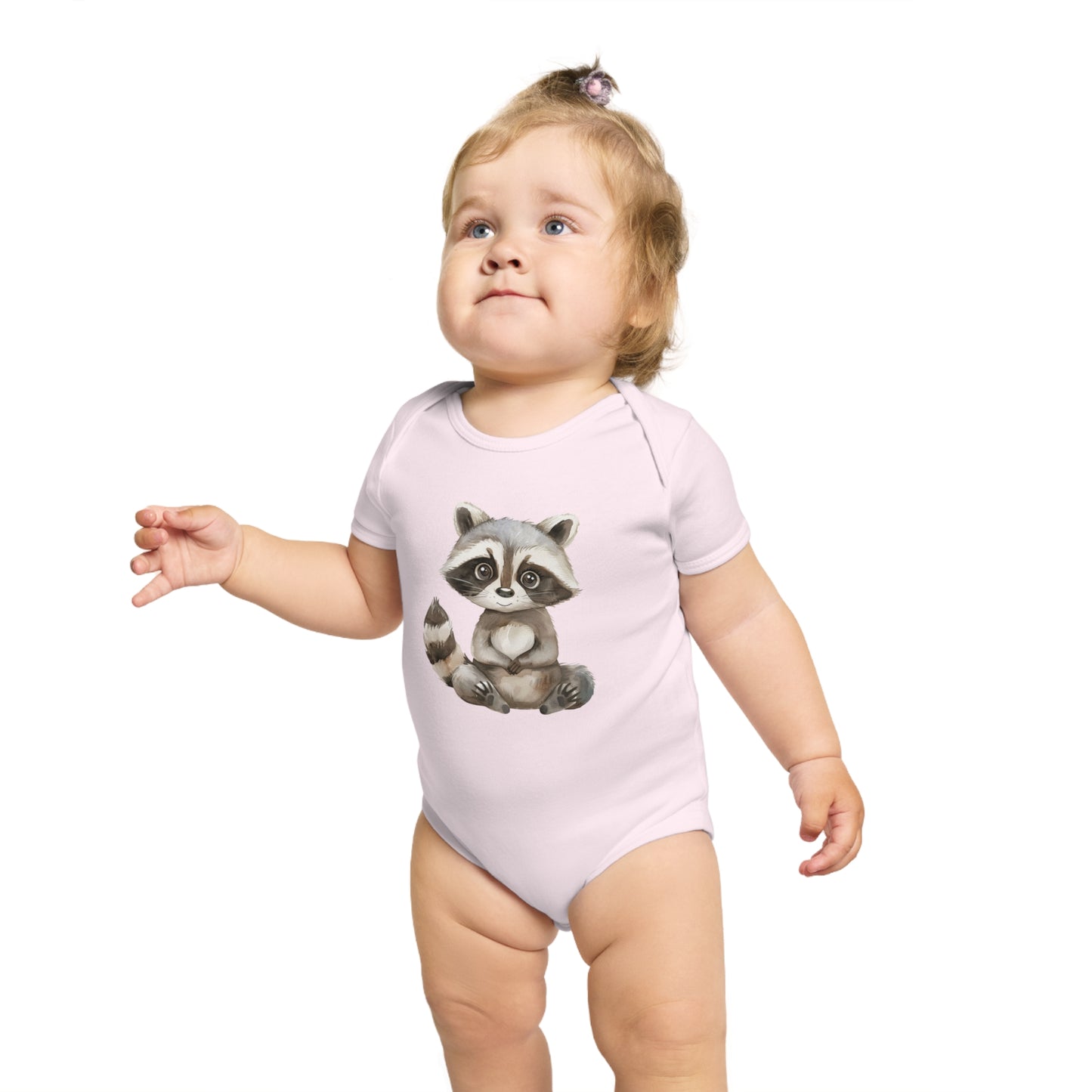 Cute Raccoon Baby Bodysuit, Adorable Infant Outfit, Woodland Theme Baby Clothes, Gift for New Parents, Baby Shower Gift