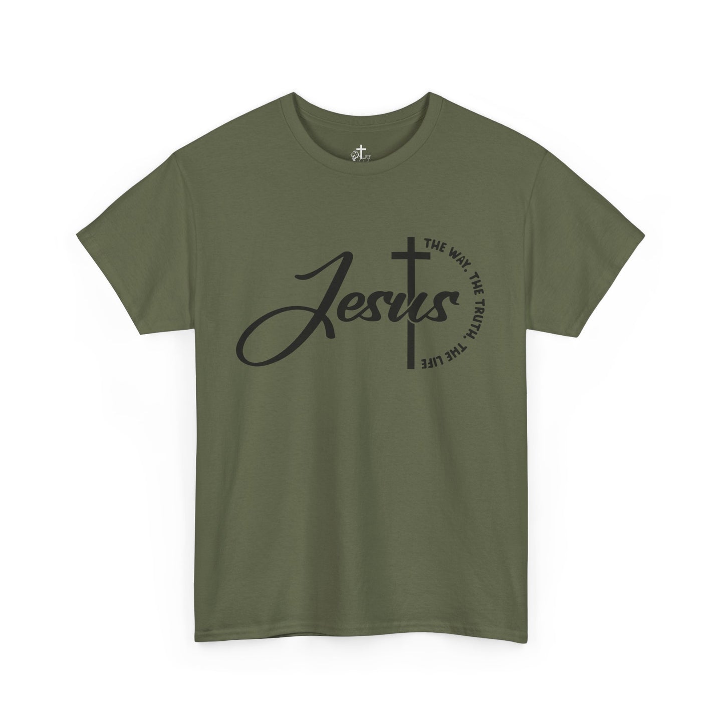 Faith-Inspired Cotton Tee, Jesus Shirt, Christian Apparel, Religious Gift, Inspirational Tee, Casual Wear